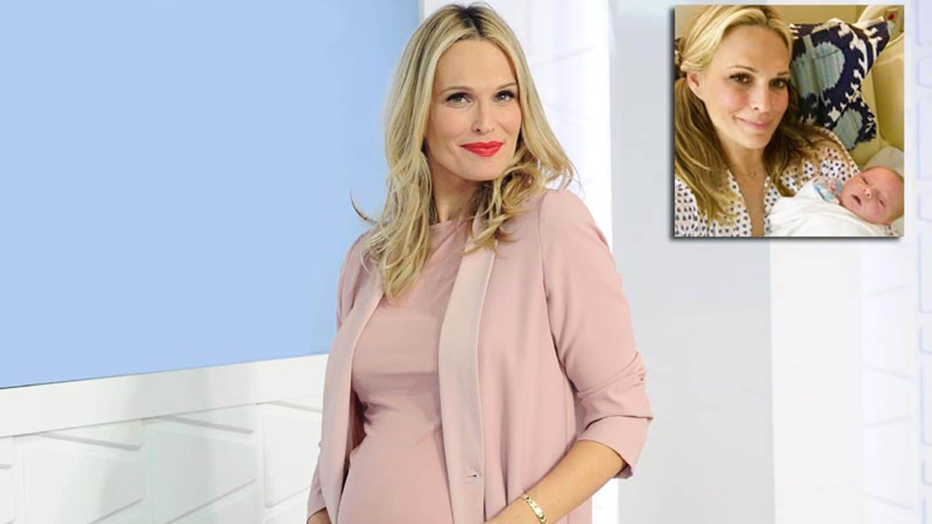 Molly Sims, madre de su tercer hijo… y ¡aquí la primera foto del bebé!