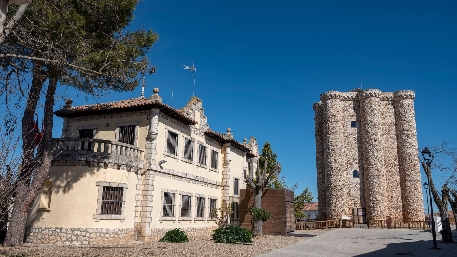 Torre del castillo de Villarejo de Salvanés, villa de la Comunidad de Madrid