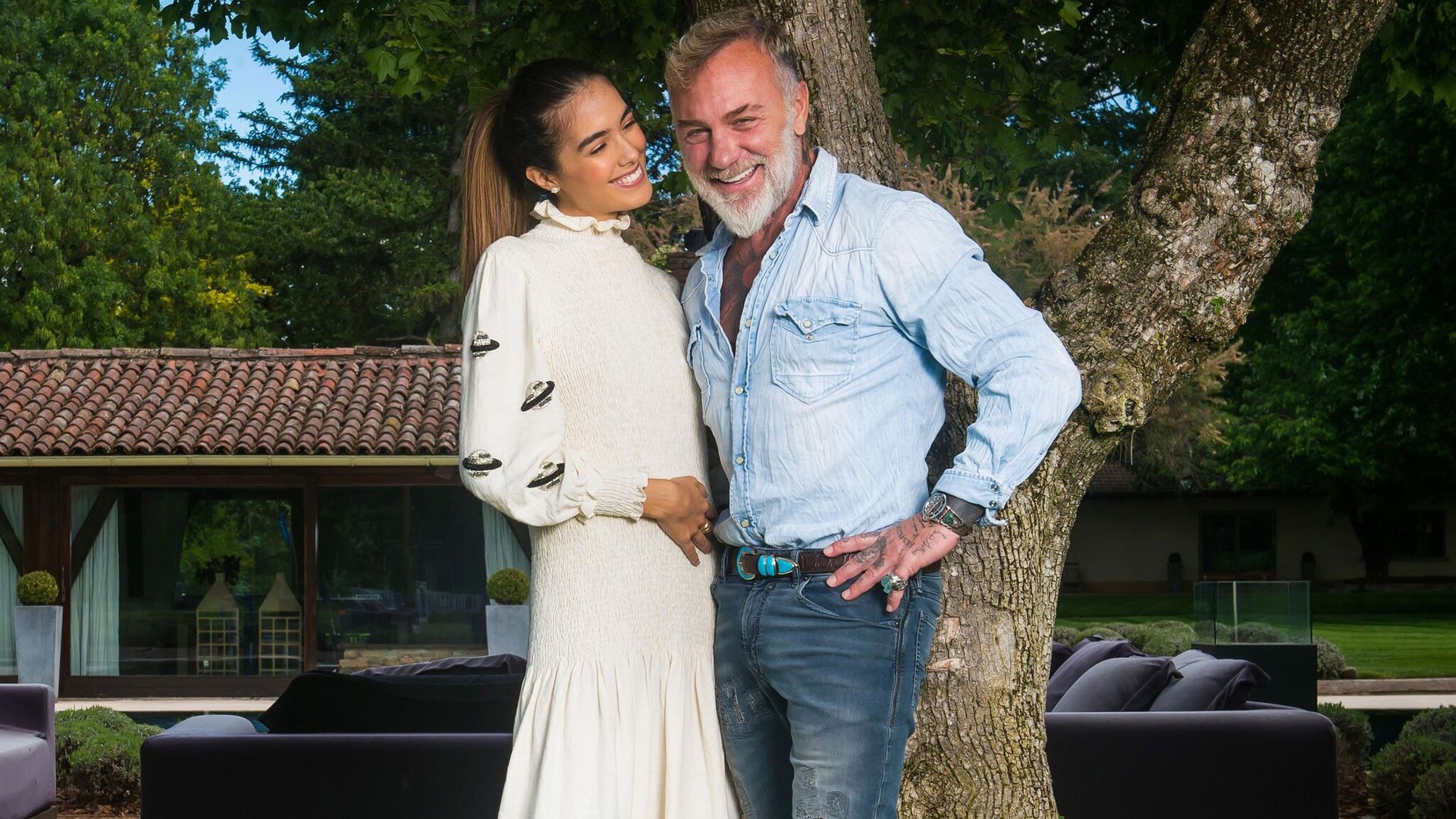 gianluca vacchi and sharon fonseca at their bologna home