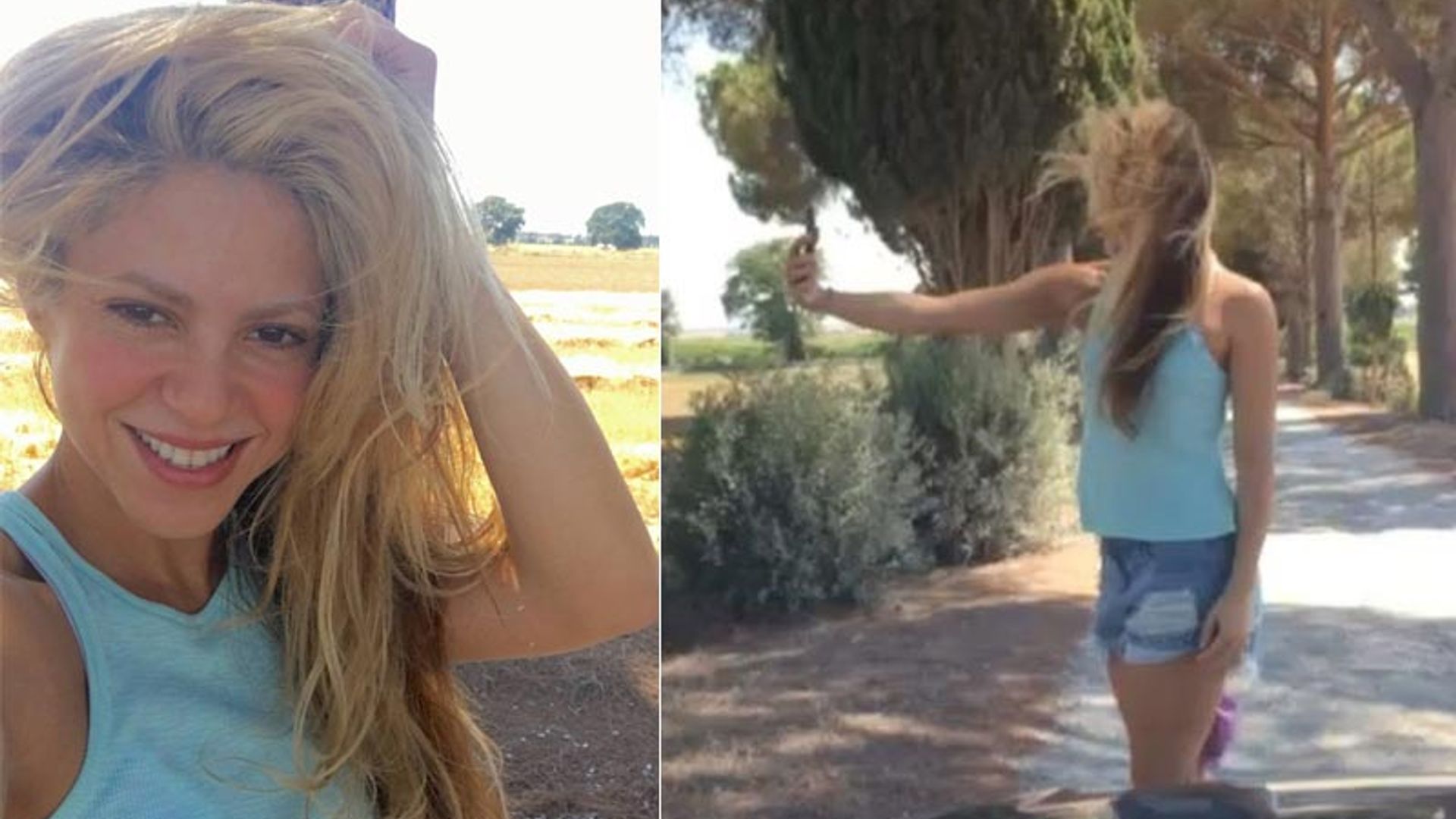 Gerard Piqué se 'ríe' de los intentos de Shakira para hacerse un selfie ¡No os lo perdáis!