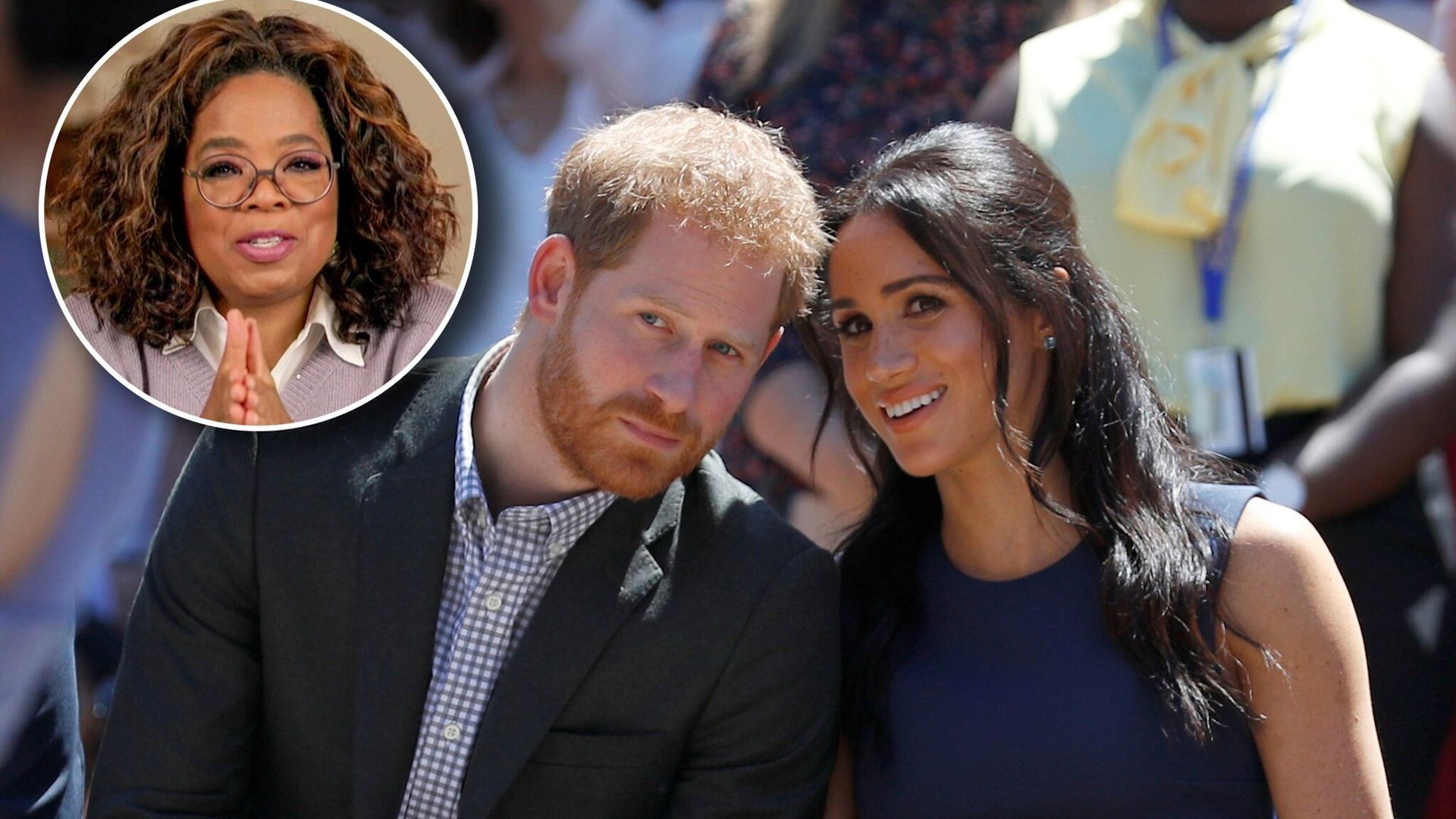 meghan markle and prince harry sitting down for interview with oprah