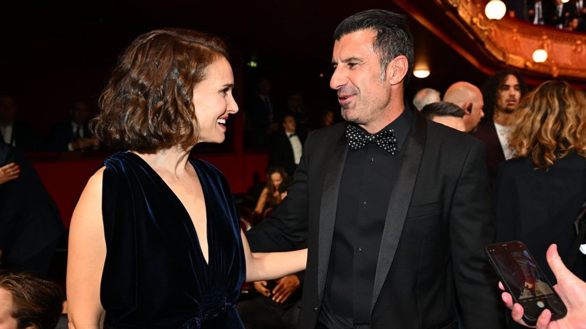 De Natalie Portman a Luis Figo: los asistentes a la gala del Balón de Oro