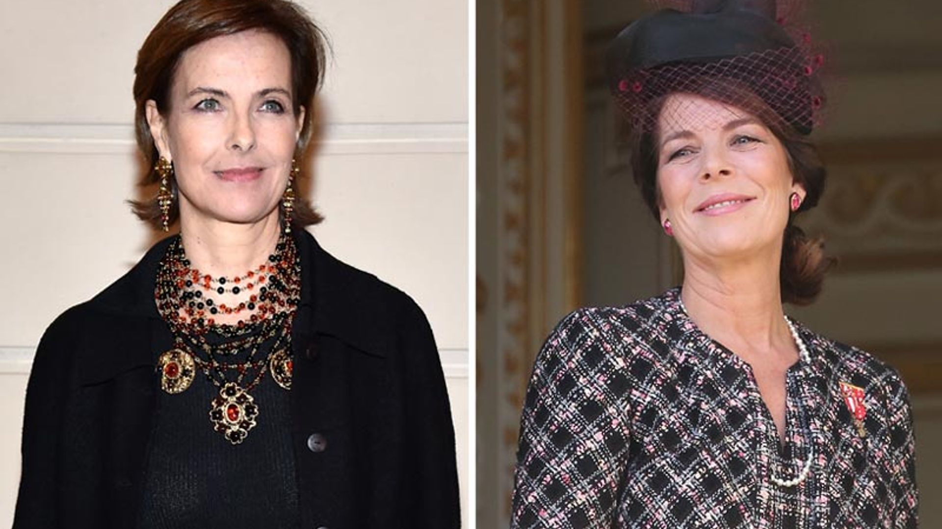 Carole Bouquet y Carolina de Mónaco estrechan lazos: dos 'Reinas de la moda', 'cara a cara'