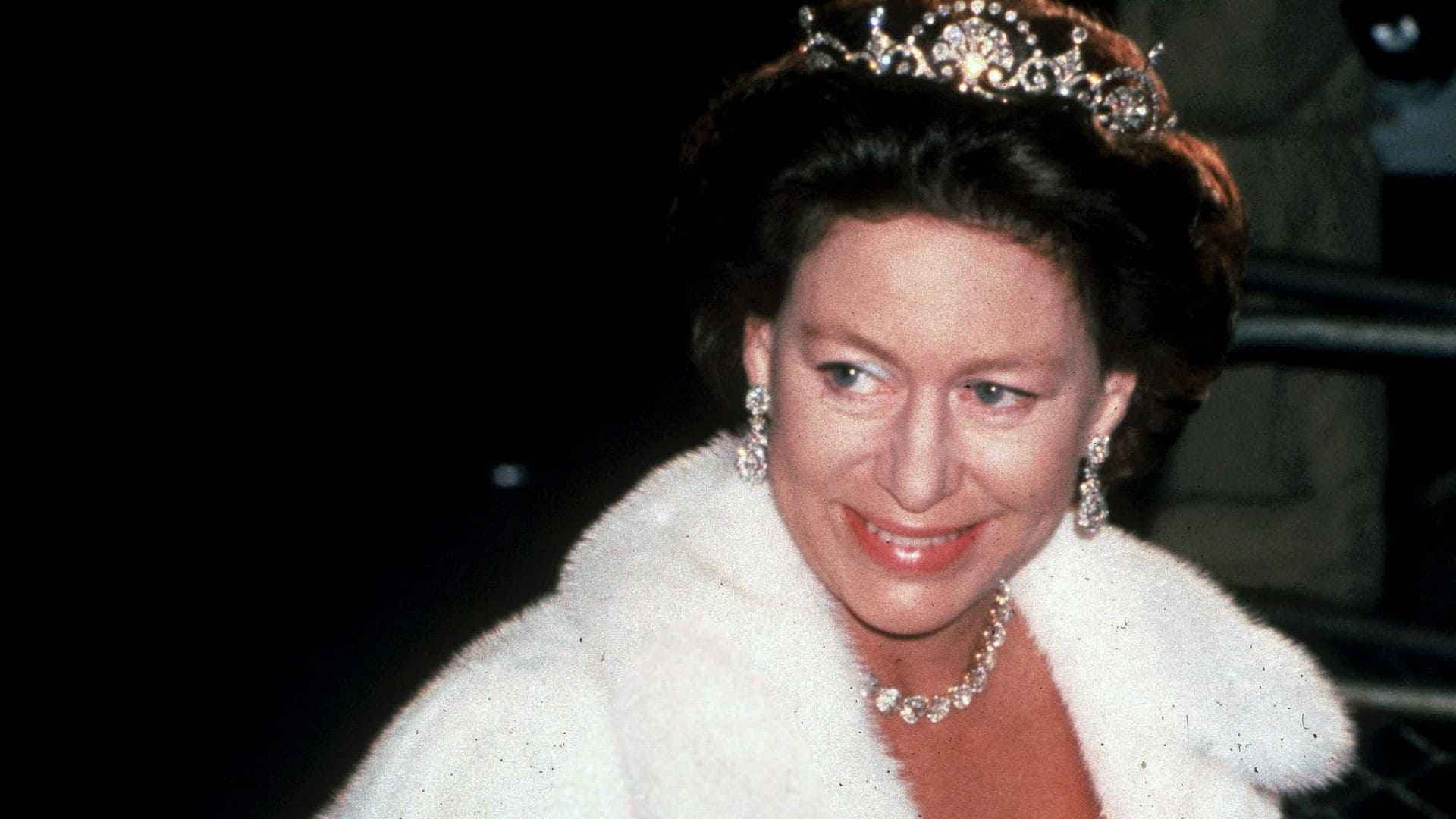 La princesa Margarita de Inglaterra, condesa de Snowdon en 1990