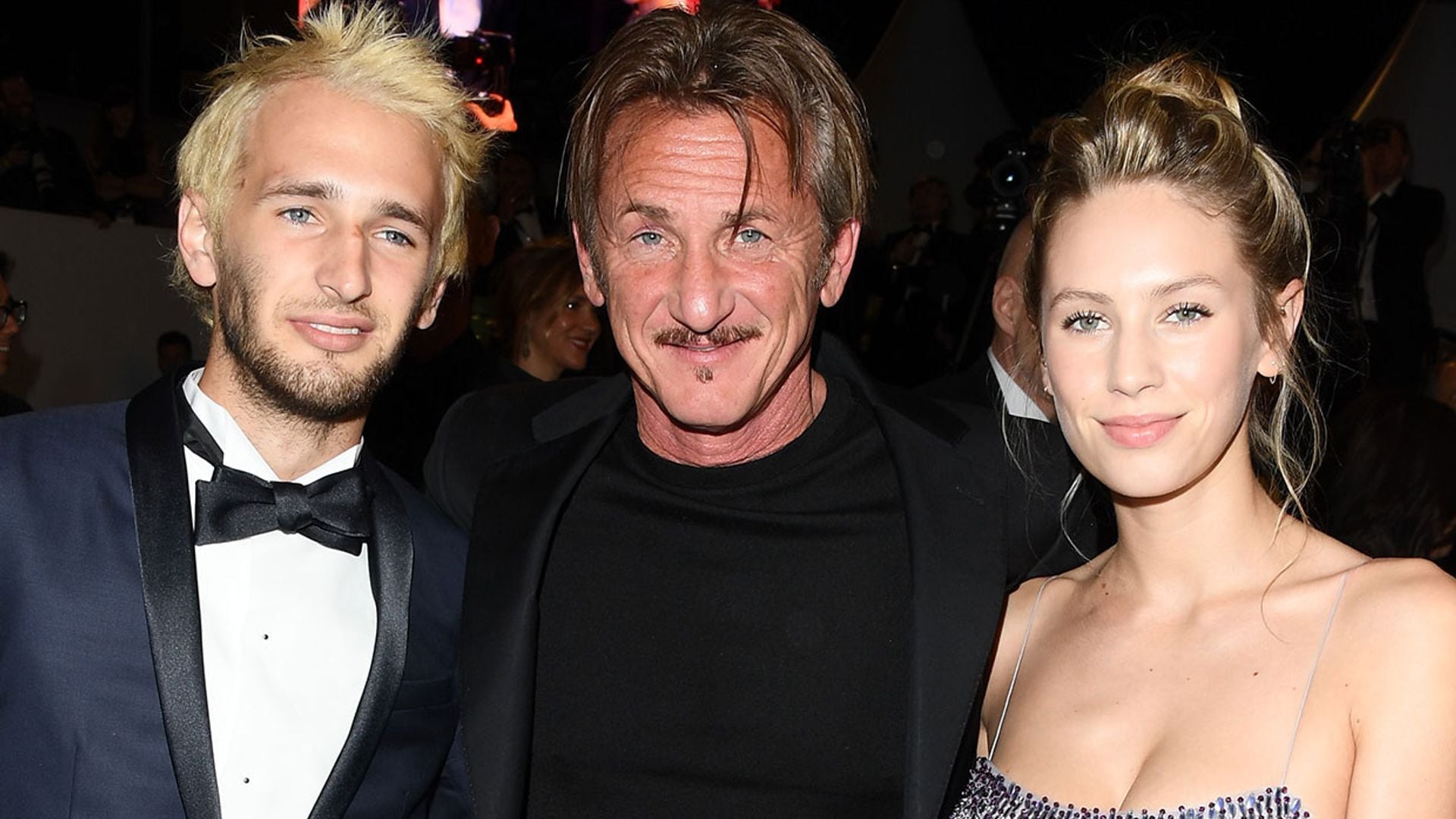 ¡3,2,1...acción! Sean Penn, a escena con sus dos hijos, Dylan y Hopper