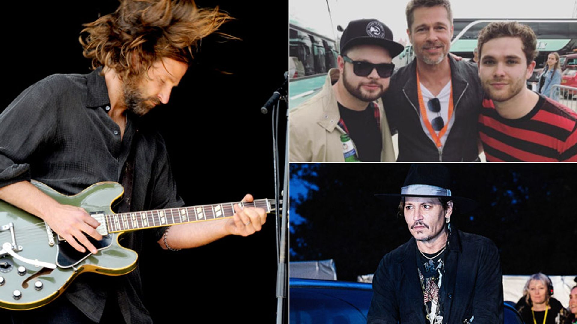 Bradley Cooper, Brad Pitt, Johnny Depp… ¿Qué llevó a estos 'hollywodienses' a Glastonbury?