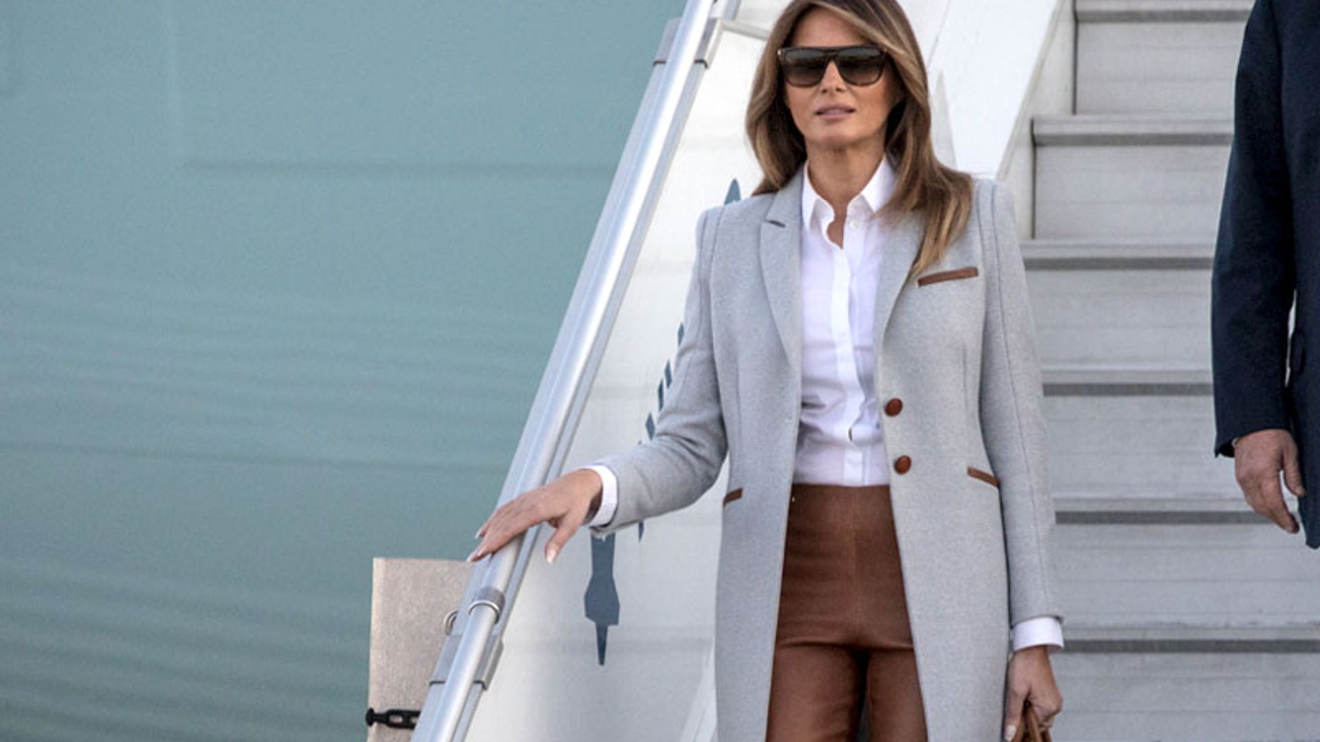 Melania Trump y un look de aeropuerto por 12.000 euros