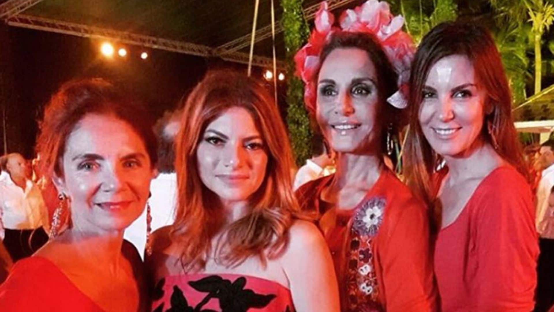 Mar Flores y Naty Abascal, en la boda de la hija del décimo hombre más rico de la República Dominicana