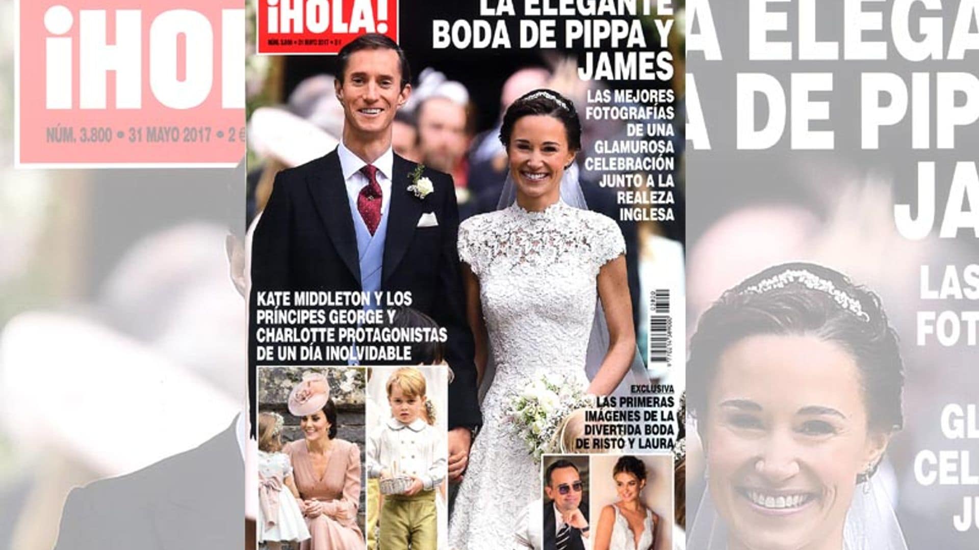 En ¡HOLA!, la elegante boda de Pippa Middleton y James Matthews