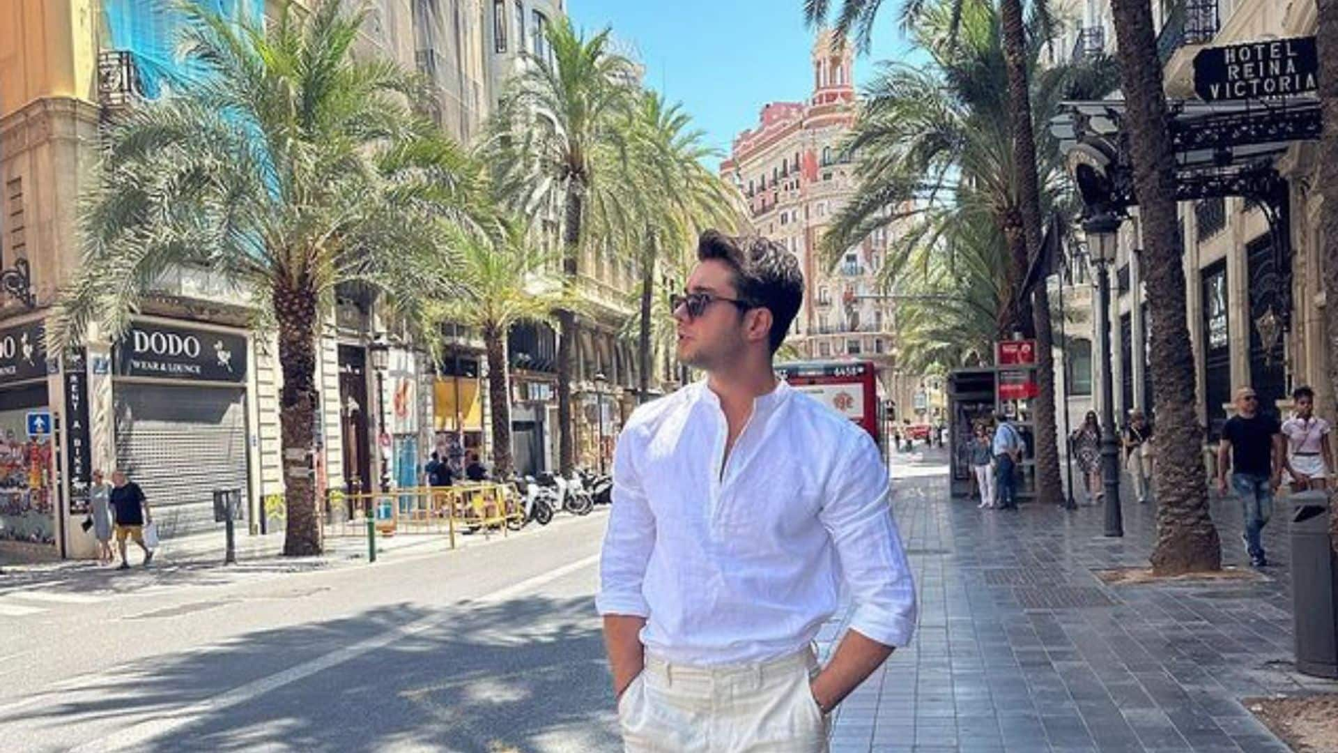 Onur Seyit Yaran ('Hermanos') disfruta de sus vacaciones en Valencia