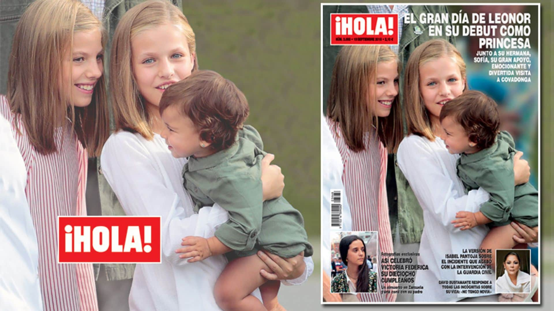 En ¡HOLA!, el gran día de Leonor en su debut como Princesa