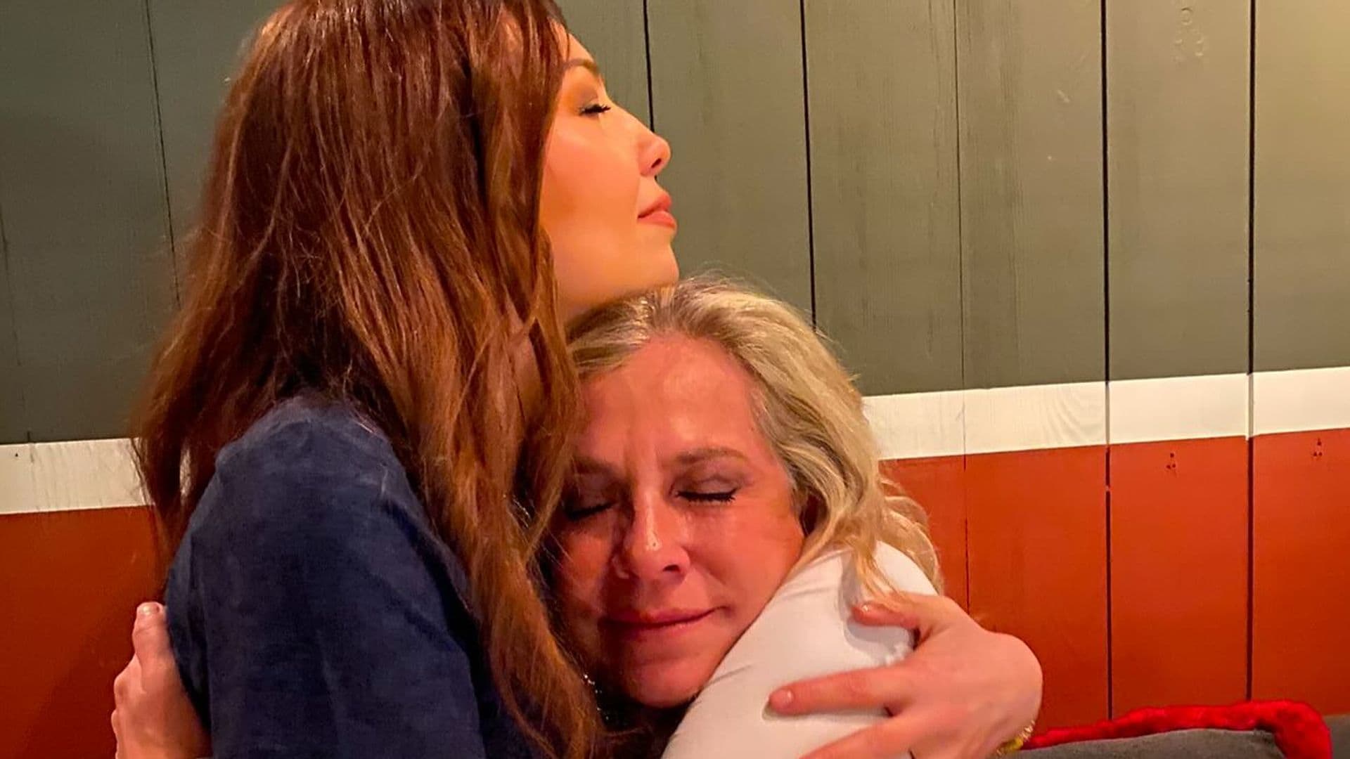 Thalía le da el último adiós a su hermana, Ernestina Sodi