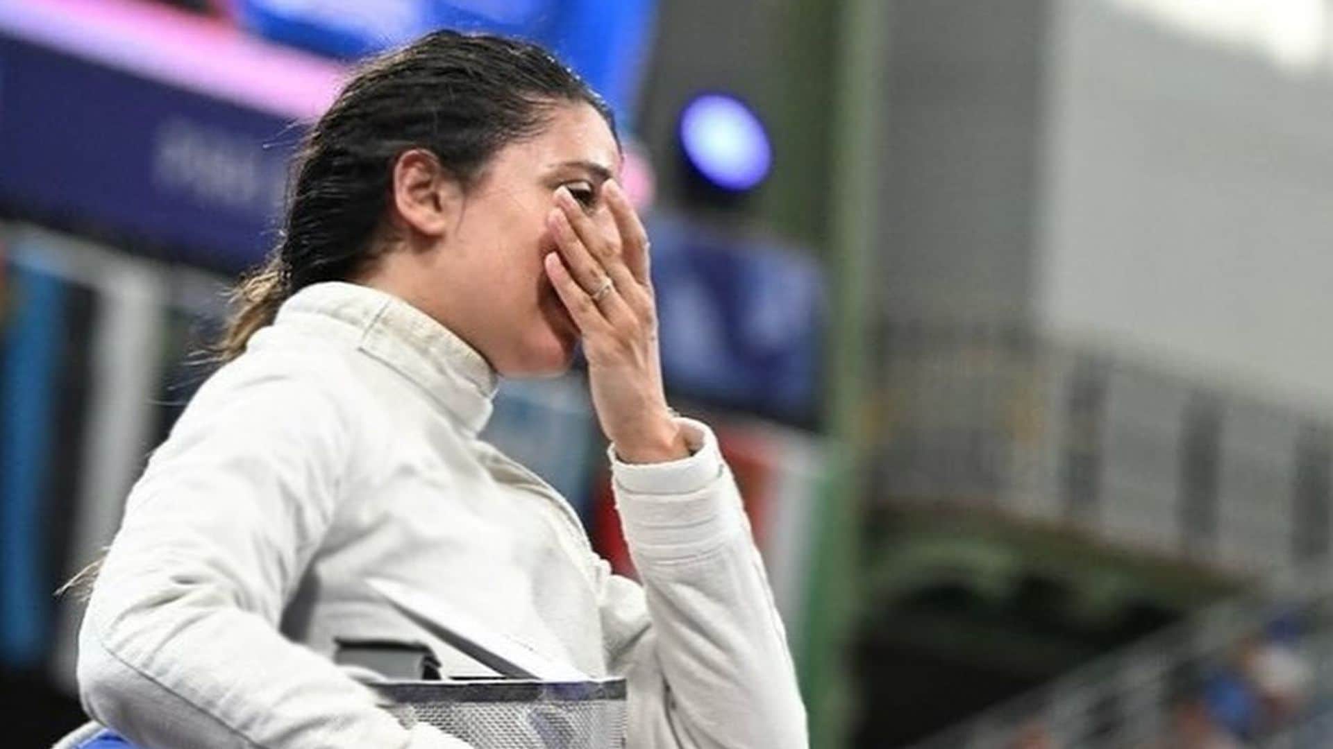 Nada Hafez, esgrimista de Egipto, revela que compitió embarazada de siete meses en los Juegos Olímpicos