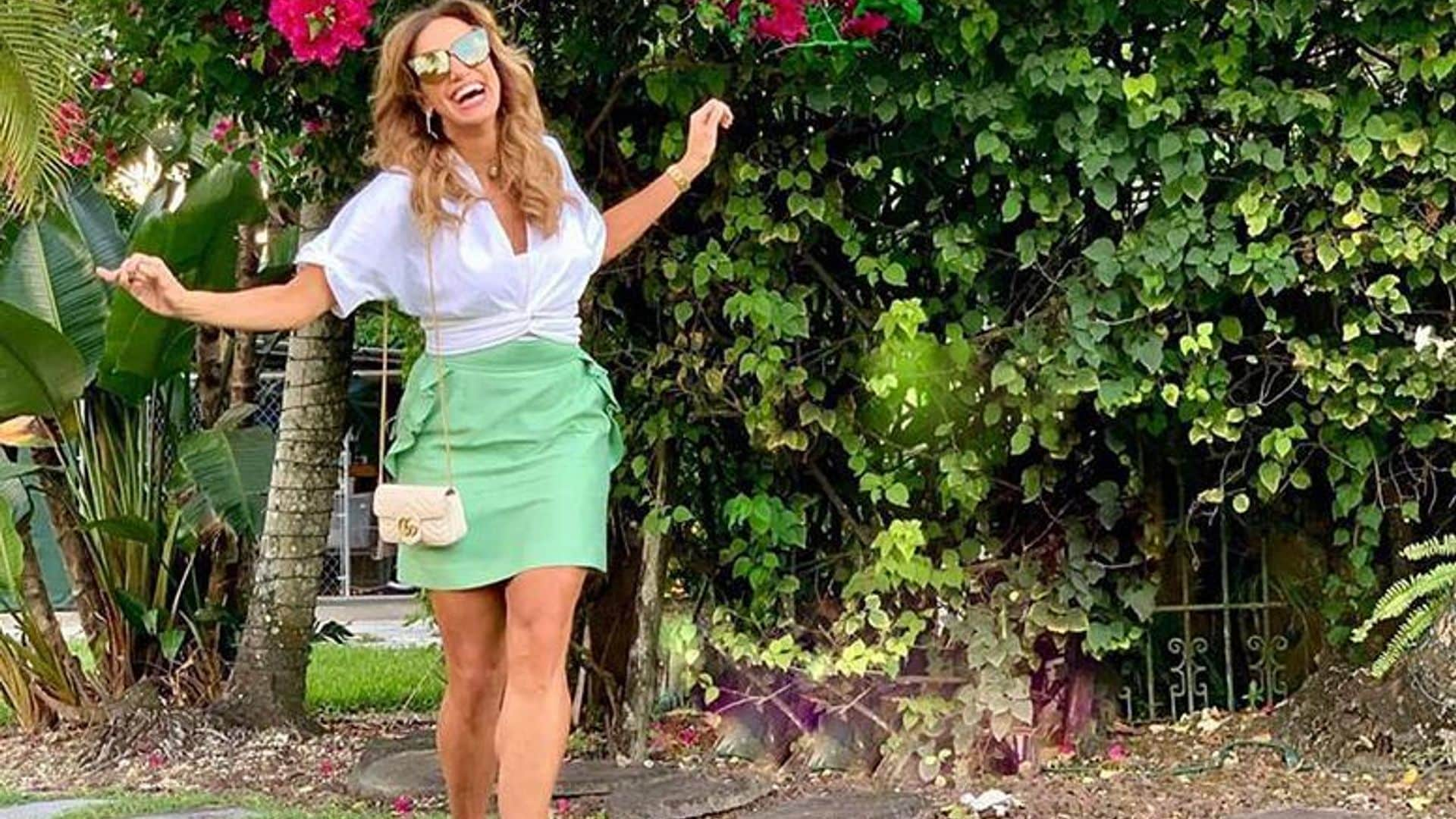 Lili Estefan se divierte a lo grande durante el verano y sin salir de Miami