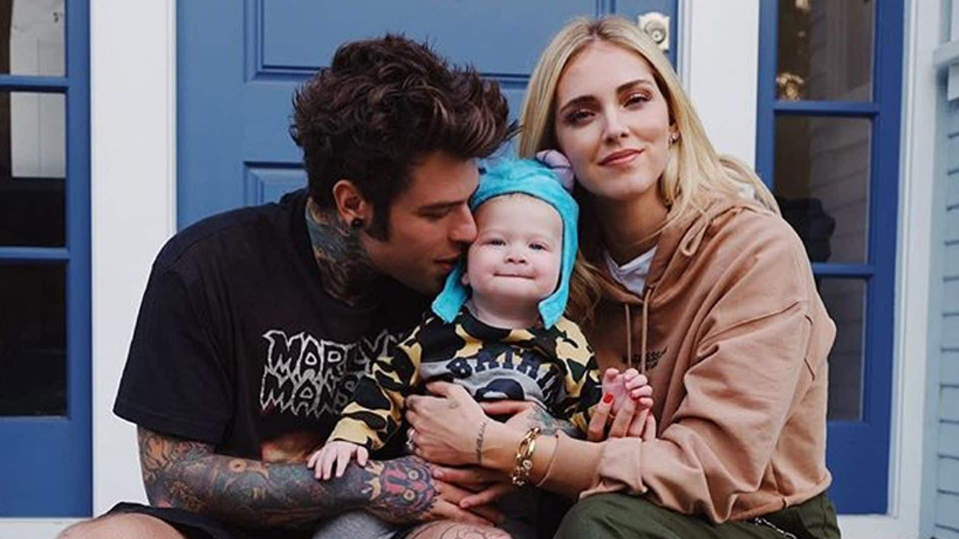 ¿Te representa? La divertida reacción del hijo de Chiara Ferragni cuando sus padres se besan