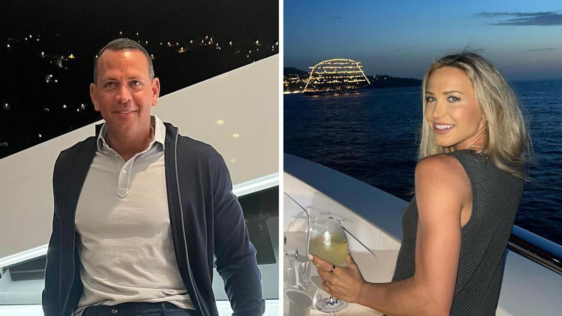 Alex Rodriguez, feliz y enamorado en Capri junto a su nueva novia