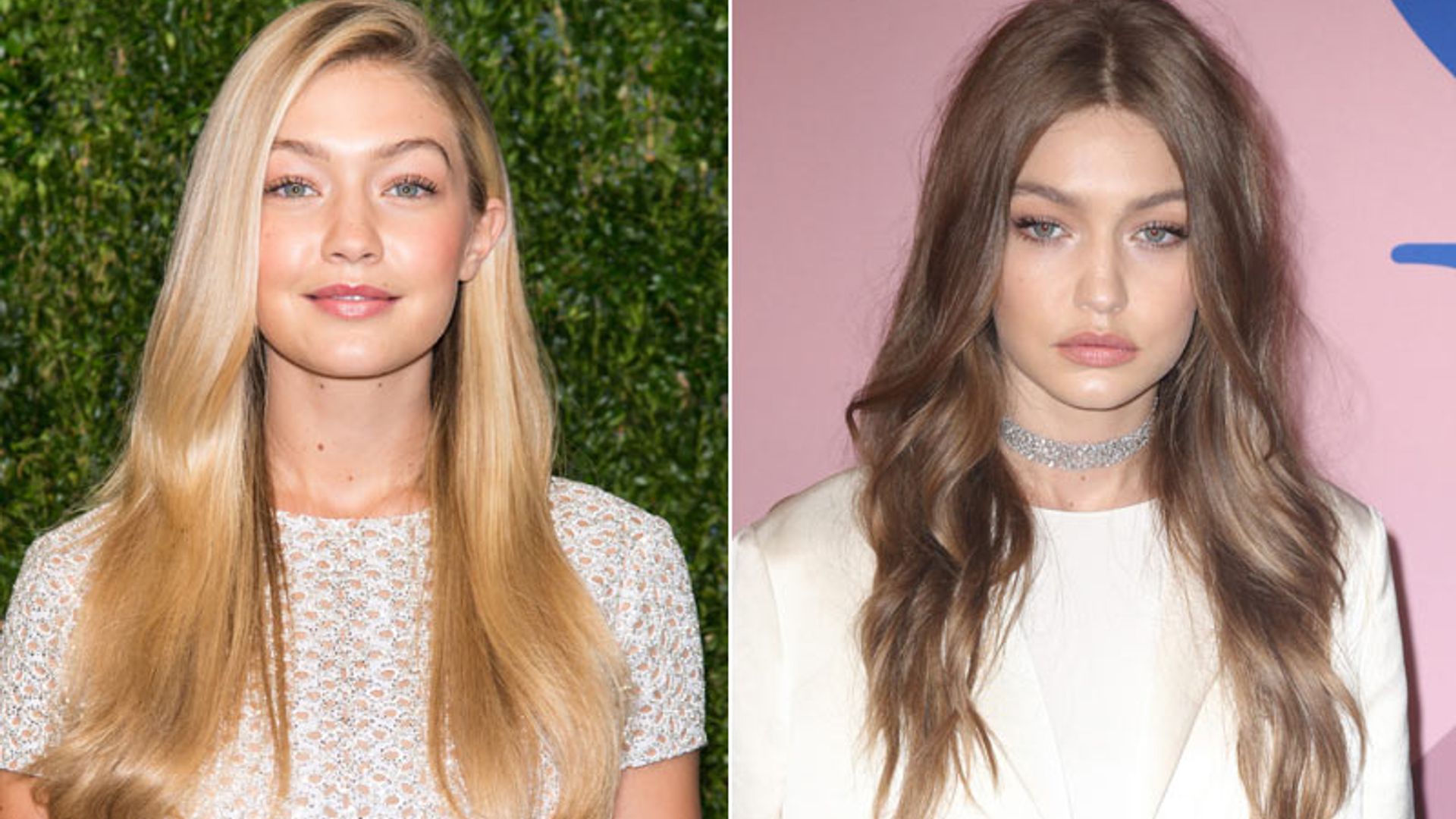 El antes y el después de Gigi Hadid a través de su melena dorada