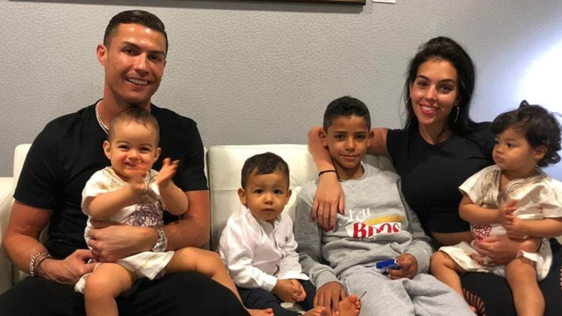 ¡Festín de besos! Cristiano Ronaldo protagoniza un tierno momento al lado de su hija menor