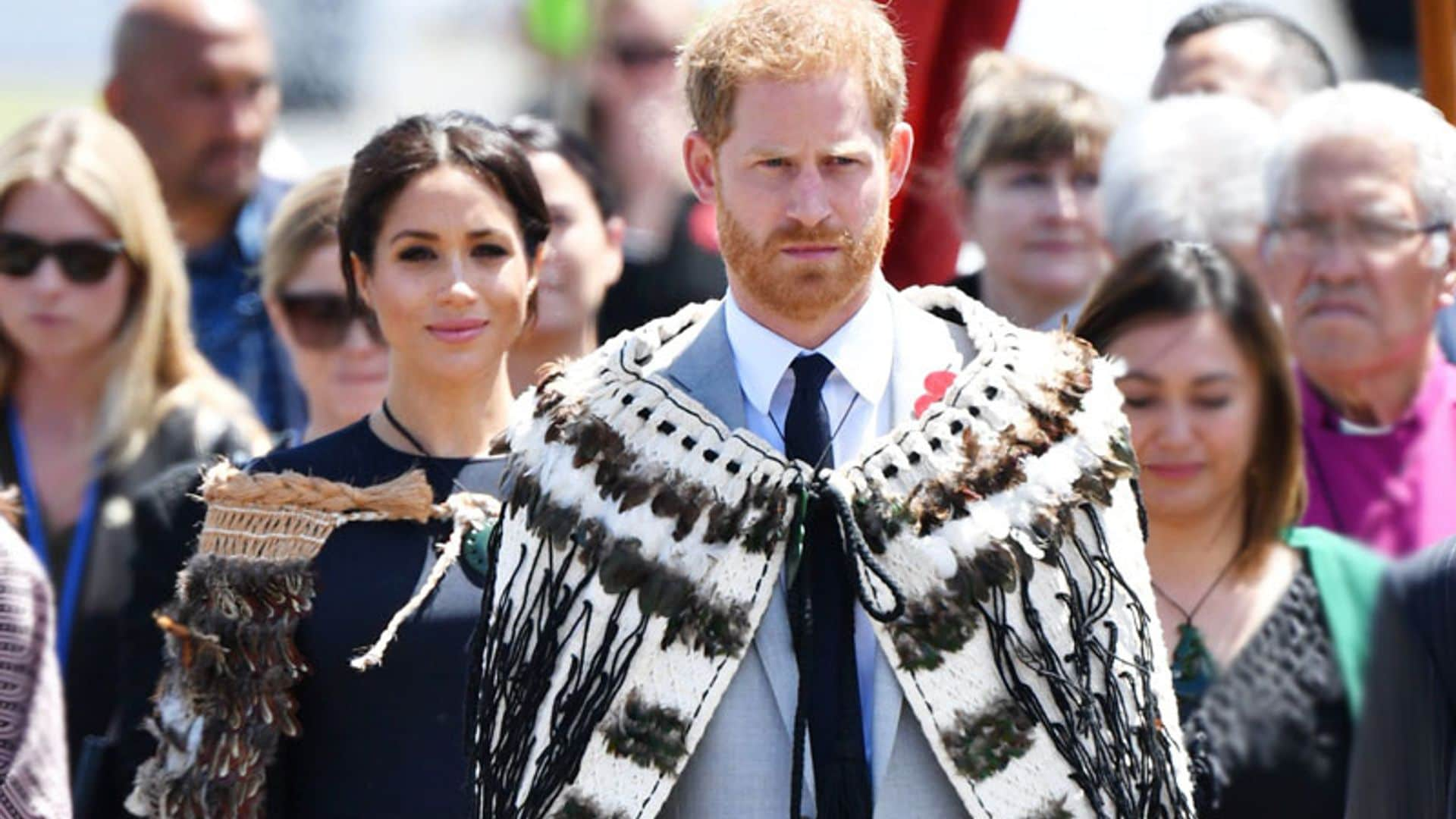 Harry y Meghan se despiden de Oceanía como dos auténticos maoríes