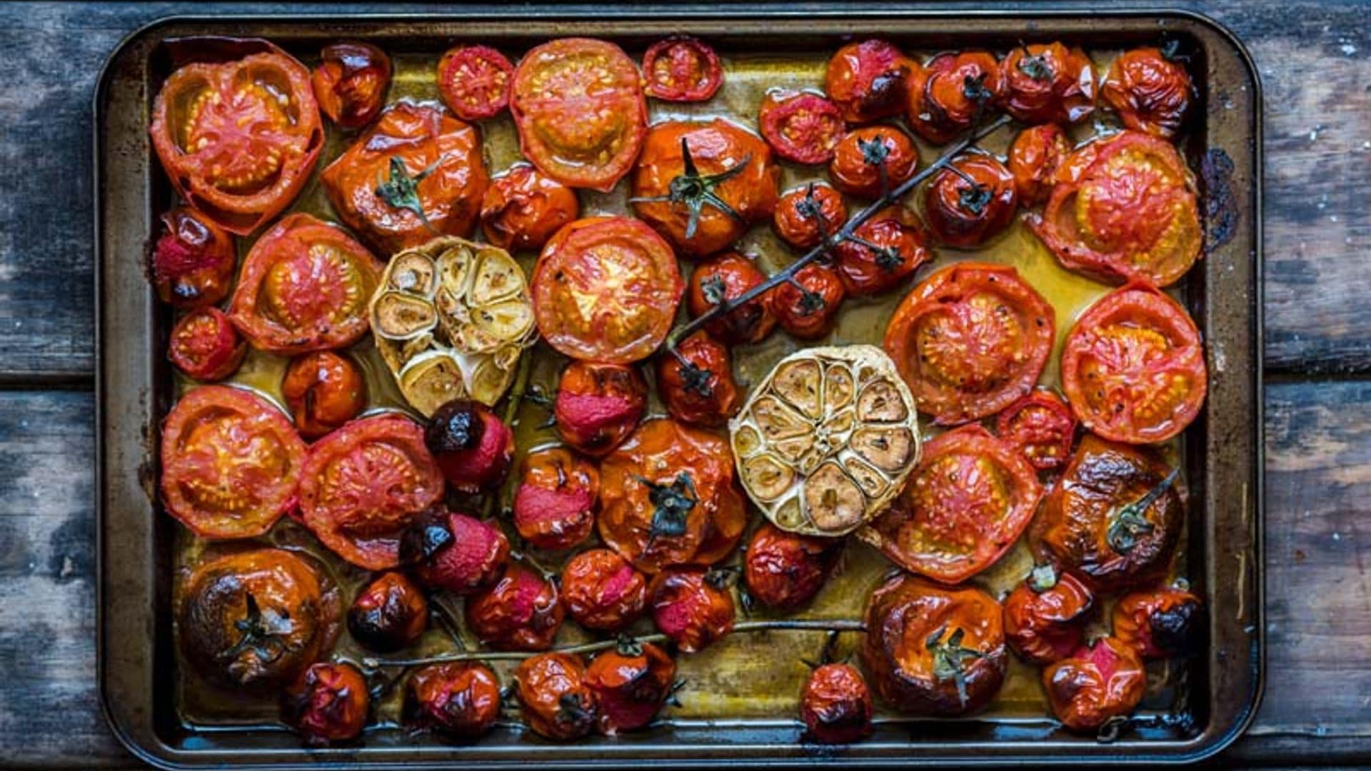 tomates aceite oliva receta facil horno
