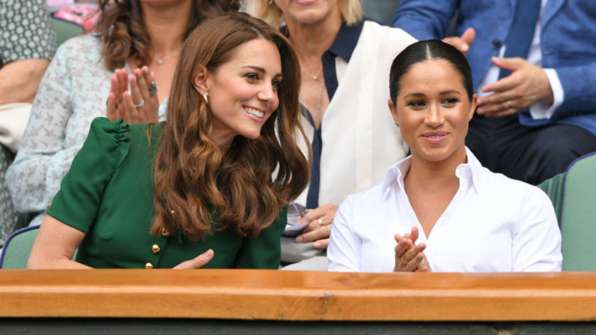 Meghan Markle y Kate Middleton, risas y confidencias en el tenis