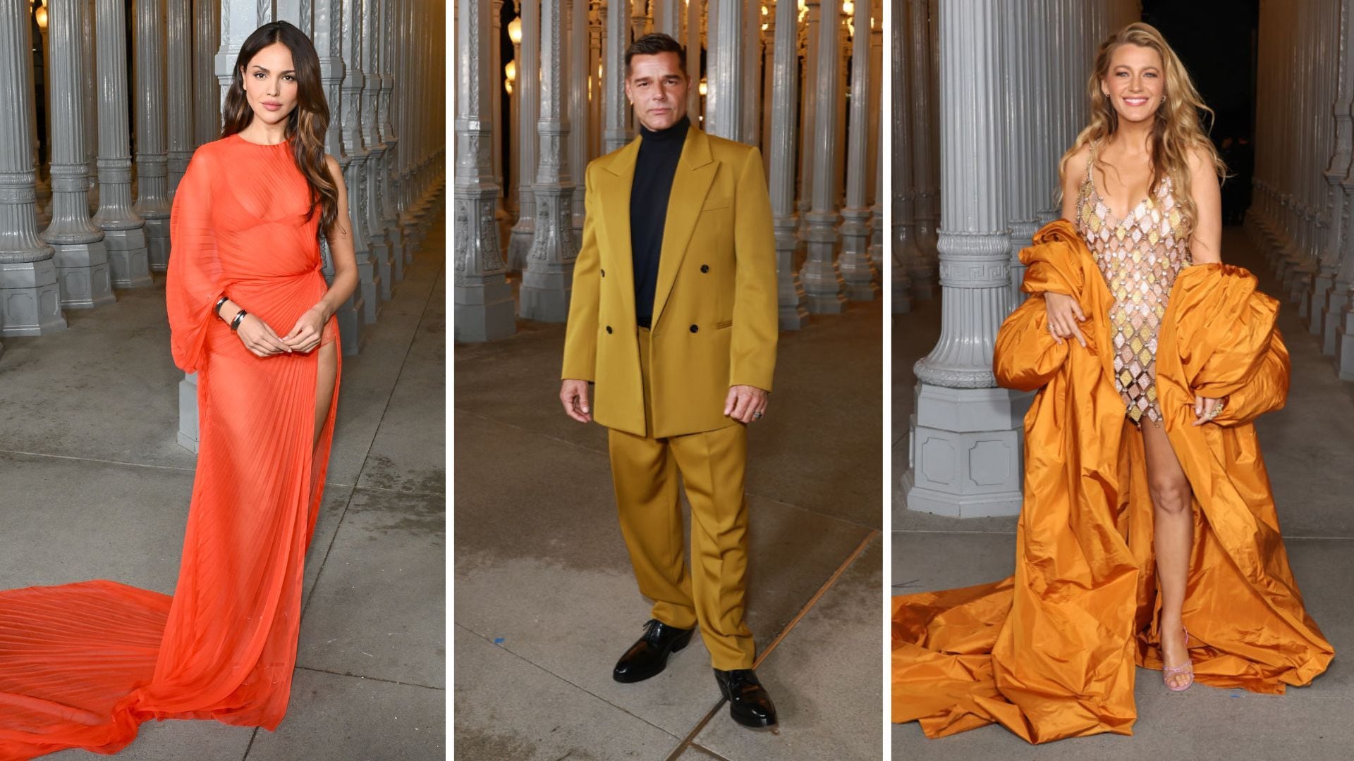 Ricky Martin, Eiza González y Blake Lively entre los invitados mejor vestidos a la gala LACMA 2024