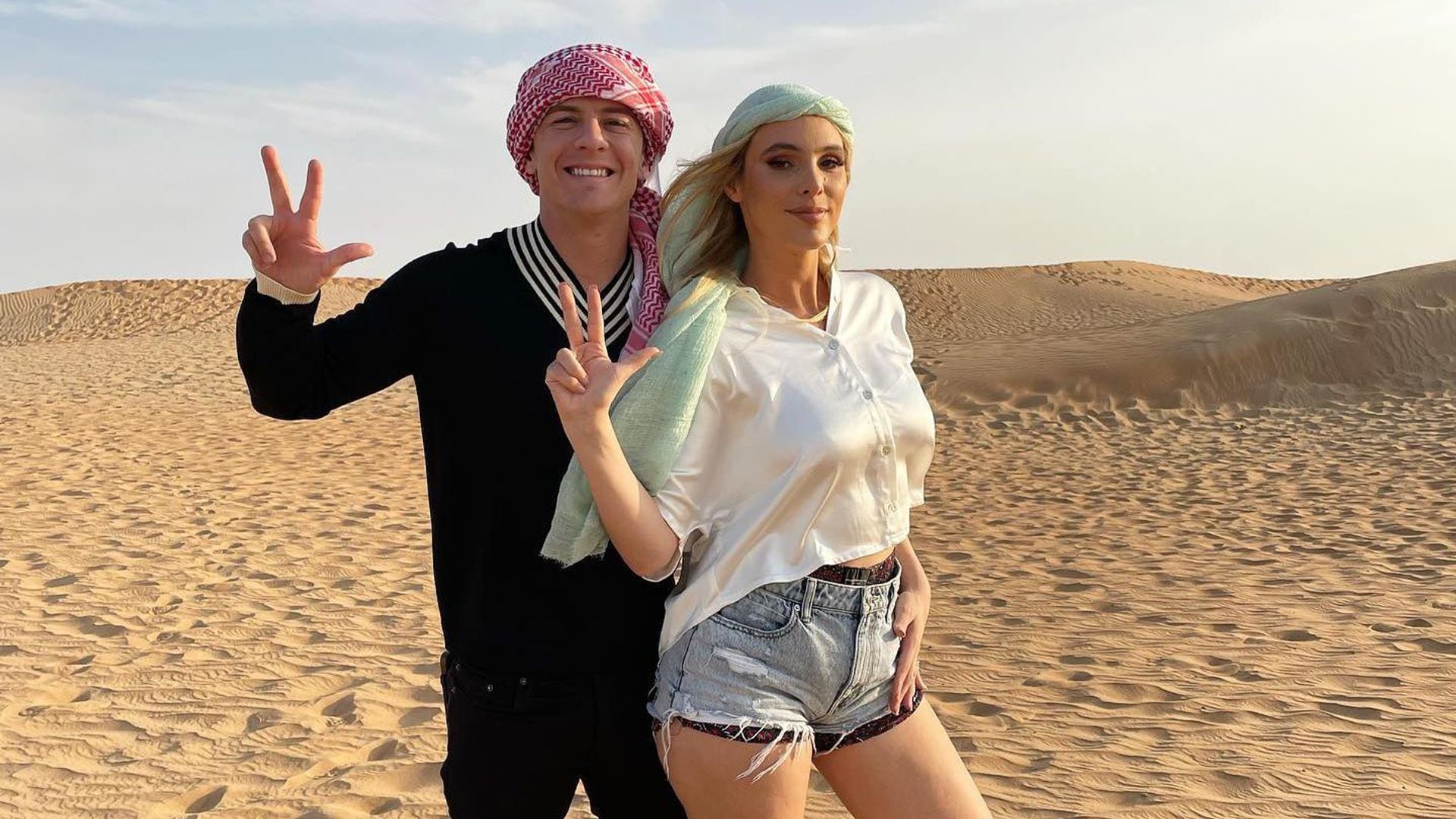 La increíble luna de miel de Lele Pons y Guaynaa en Dubái