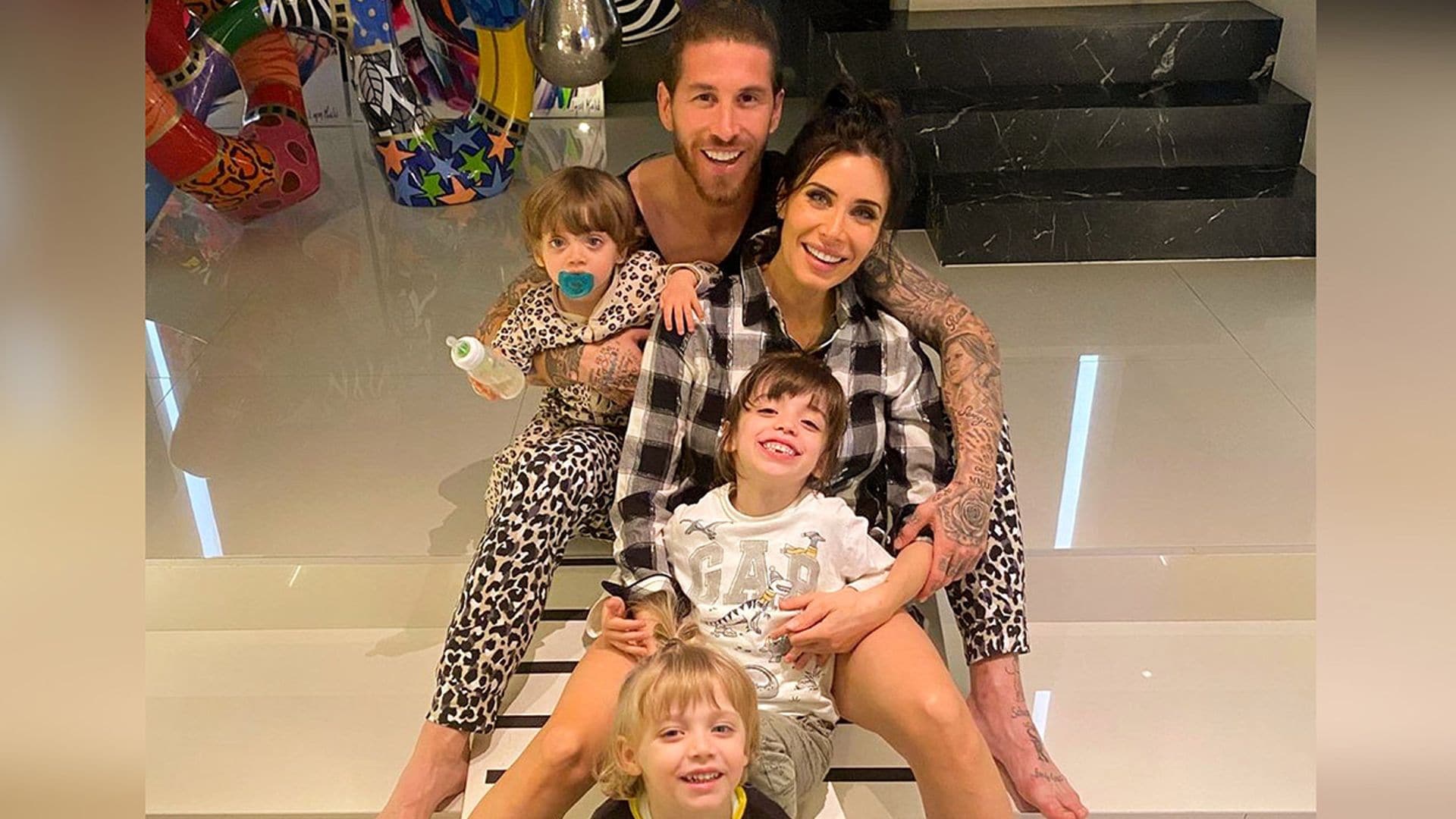 Pilar Rubio y Sergio Ramos se derriten ante un momento mágico de sus hijos 'bailando con lobos'