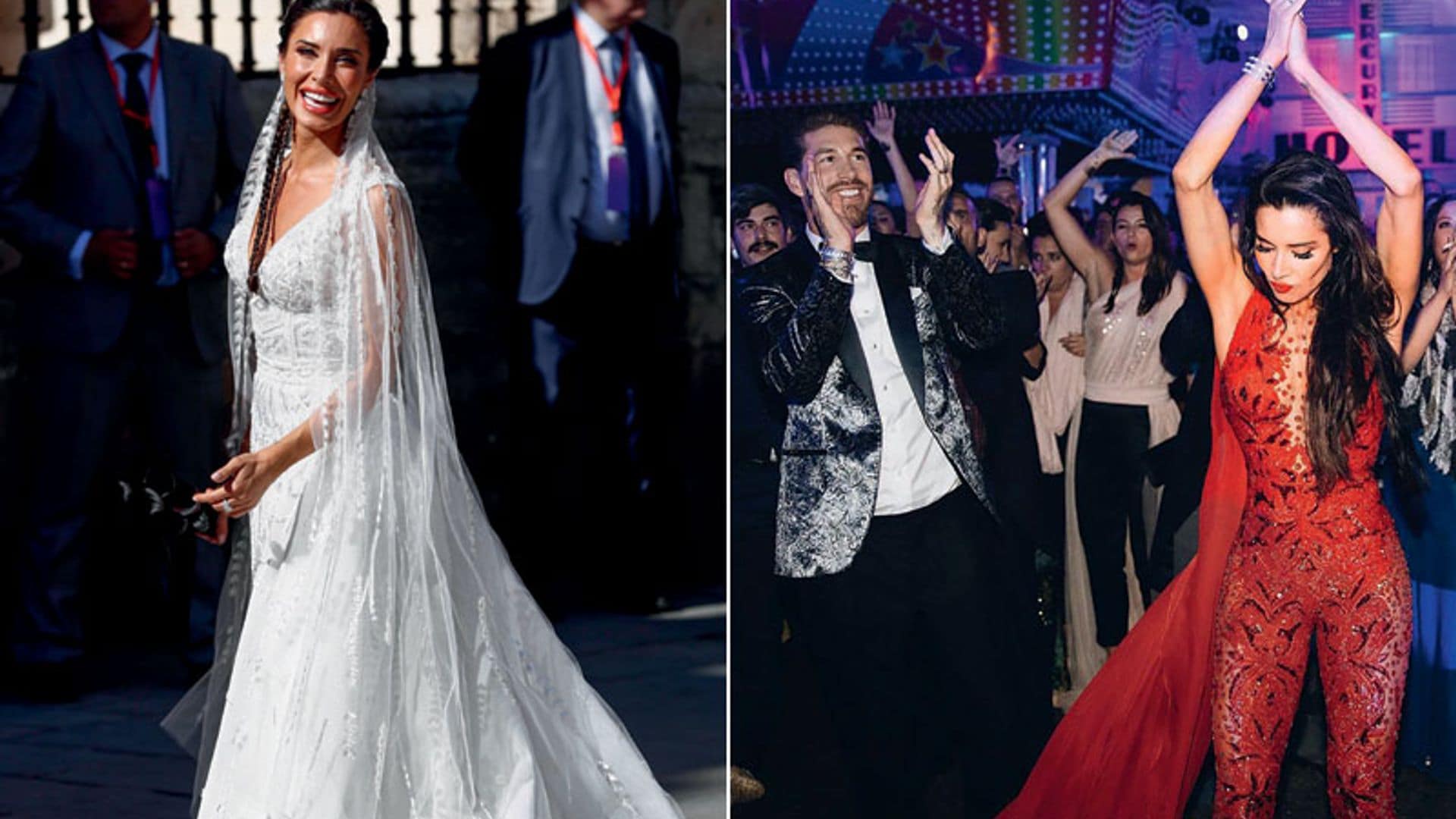 Pilar Rubio cede a la Casa ¡HOLA! los looks nupciales con los que no dejó indiferente a nadie