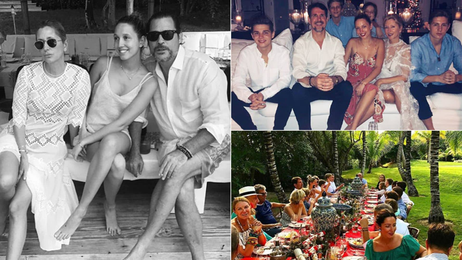 Elle Macpherson y Arpad Busson se suman a la Navidad de Pablo y Marie-Chantal de Grecia