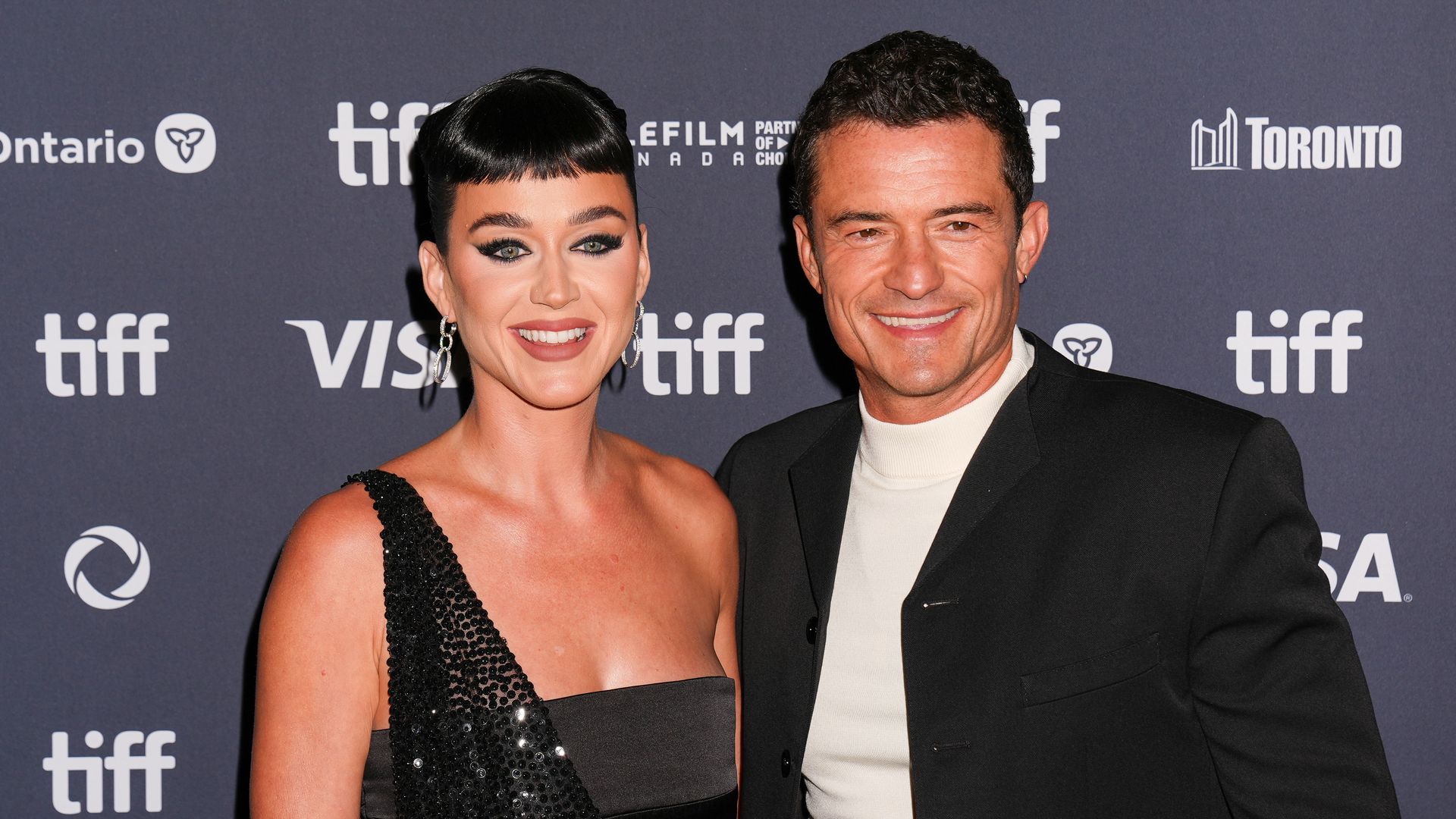 Katy Perry y Orlando Bloom en la premier de 'The Cut' en el Toronto International Film Festival 