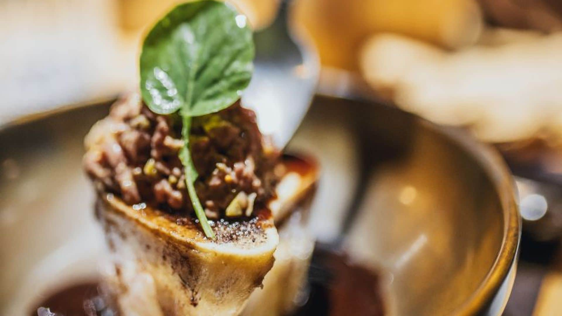 'Steak tartar' con huesos de tuétano