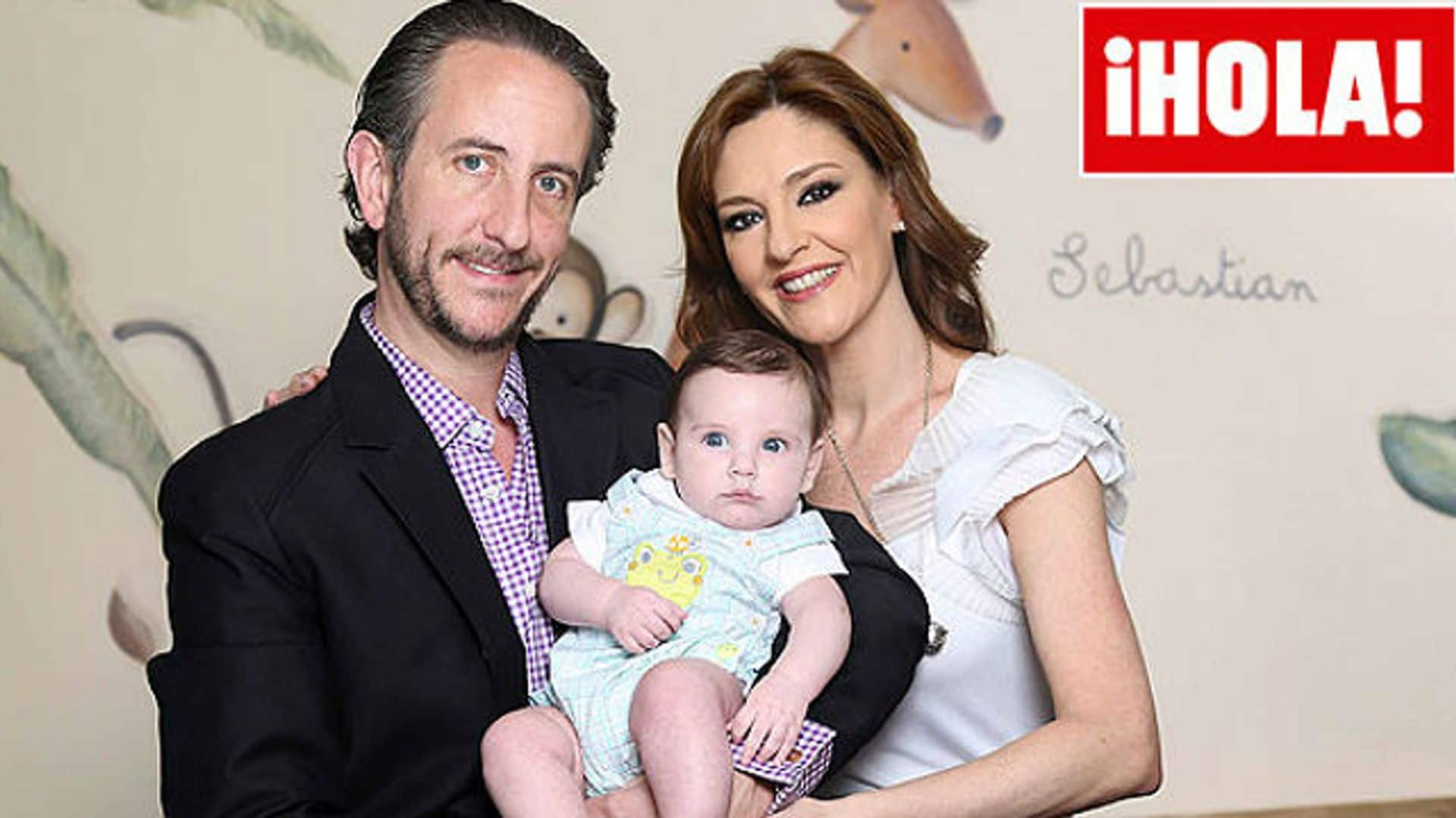 En ¡HOLA!: Chantal Andere y Enrique Rivero Lake nos presentan a su segundo hijo, Sebastián