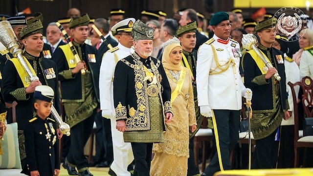 Coronación del rey de Malasia. Julio 2024