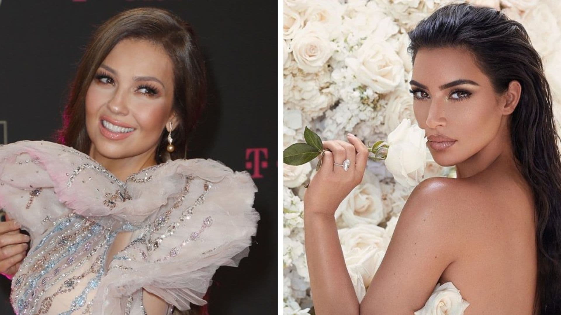 ¡Antes que Kim Kardashian! Thalía demuestra que ella era una experta del 'contour' desde 2007