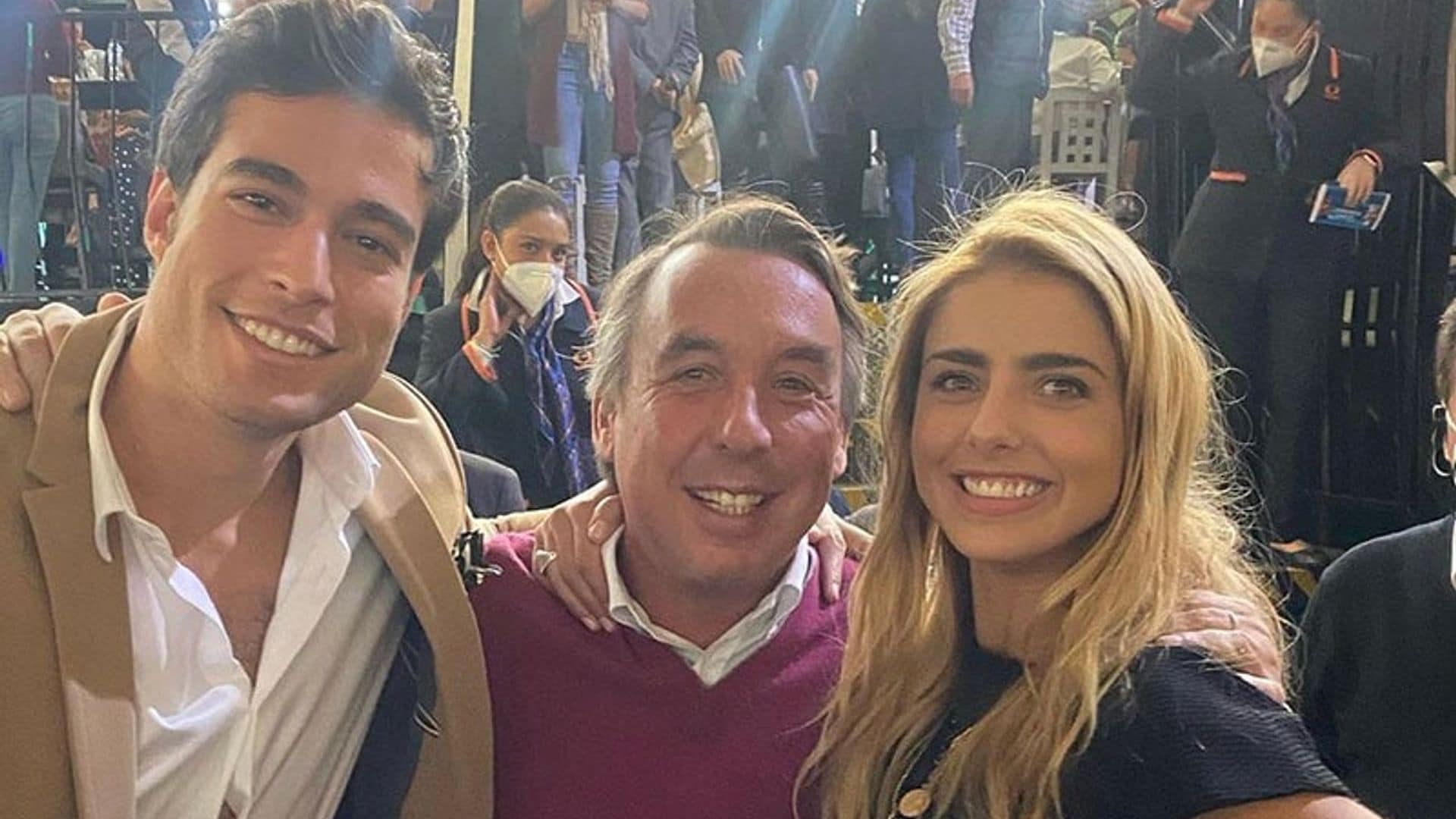 El reencuentro de Michelle Renaud y Danilo Carrera… con Emilio Azcárraga incluido