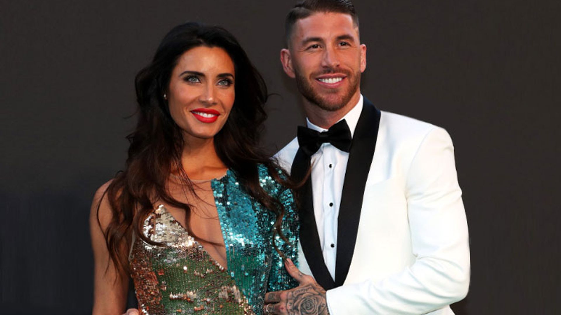 La declaración de amor de Sergio Ramos a Pilar Rubio en los premios 'The Best'