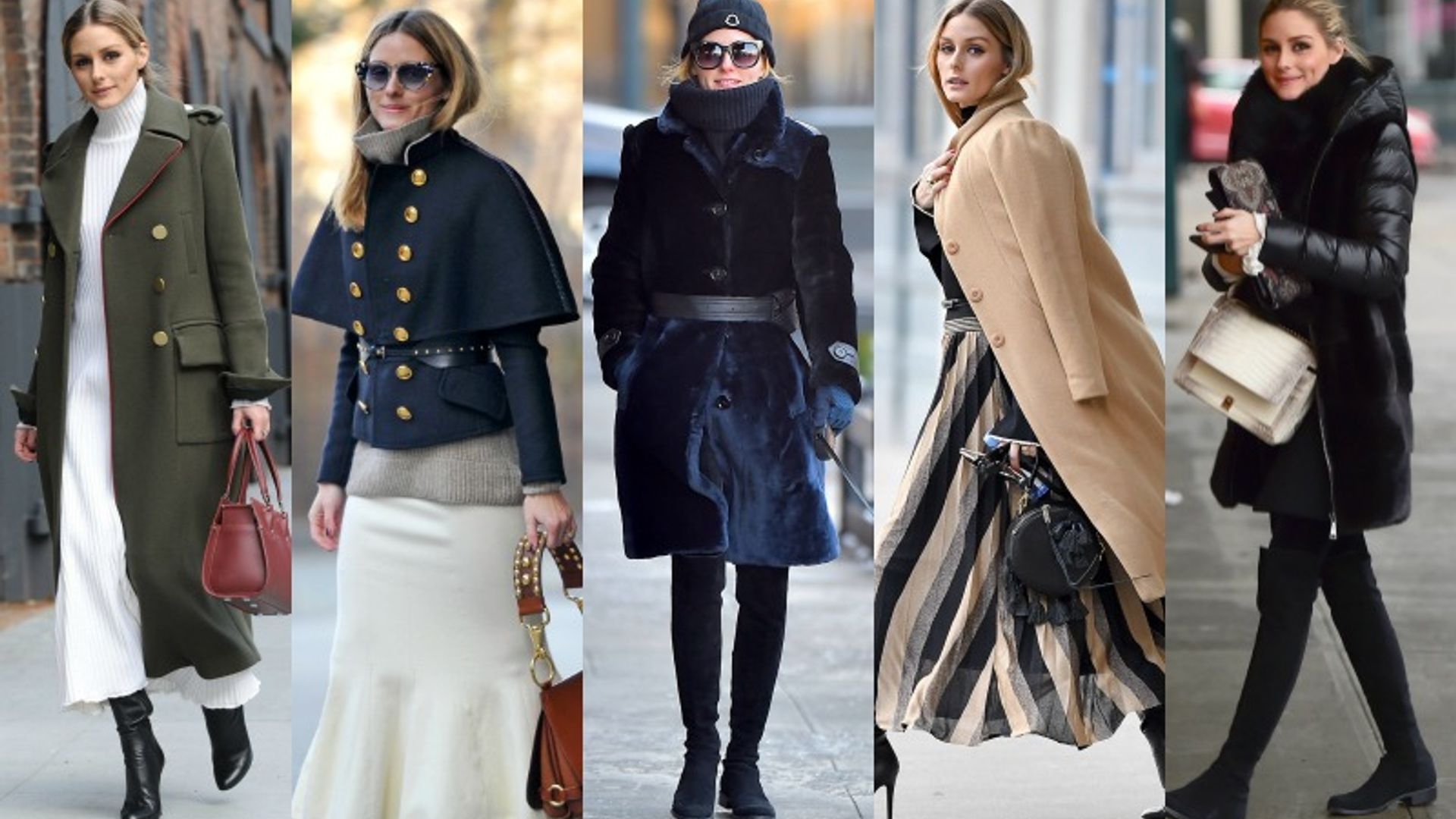 ¡Frío polar!... y Olivia Palermo nos da las claves para combatirlo (con su colección de abrigos)