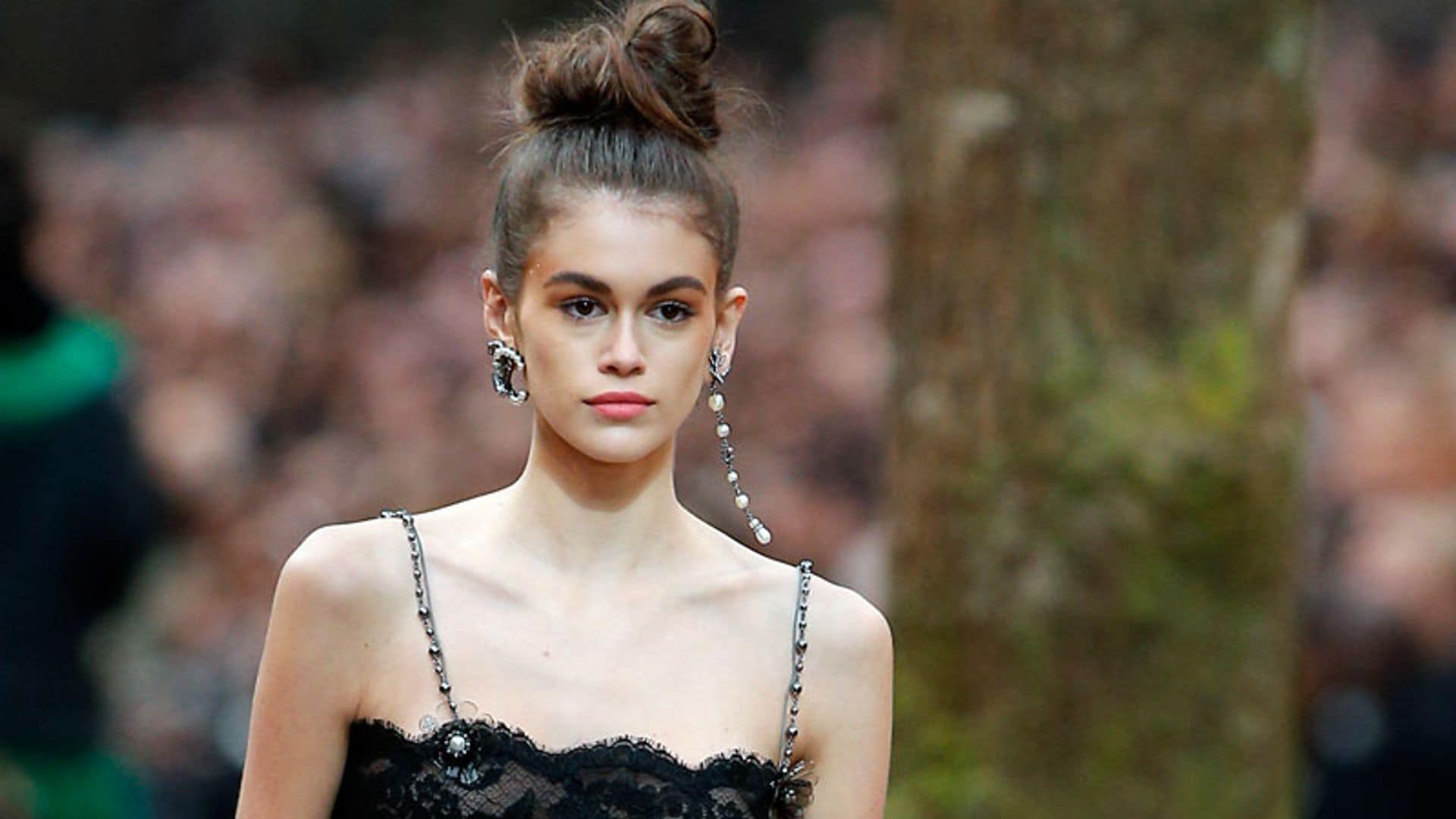 Kaia Gerber, musa de Chanel y del objetivo de Karl Lagerfeld