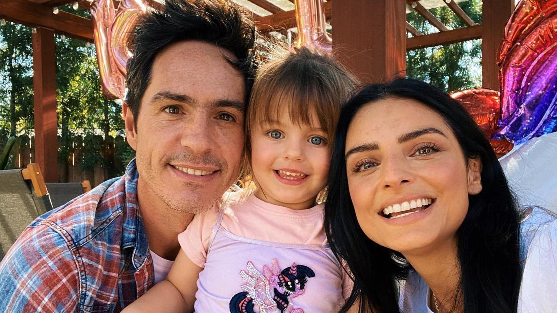 Aislinn Derbez y Mauricio Ochmann, juntos por el cumpleaños de Kailani