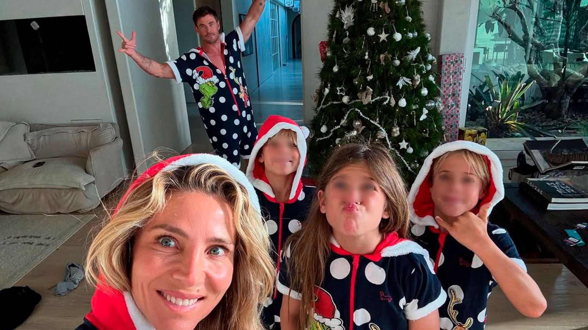 De los niños de Elsa Pataky y Chris Hemsworth, a Ana Boyer y Fernando Verdasco: los mejores posados navideños