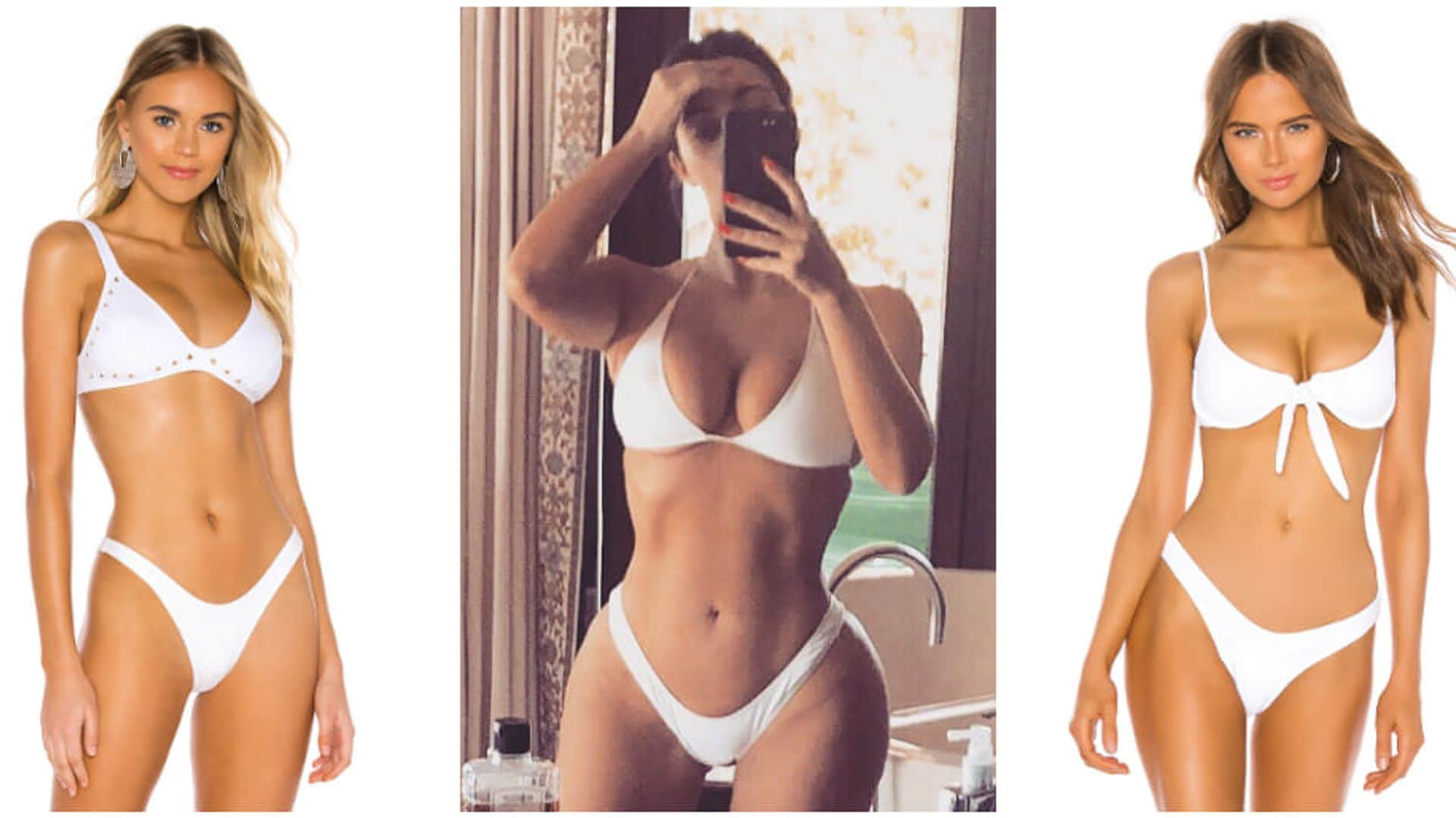 Los mejores bikinis blancos para lucir bronceado como Kim Kardashian