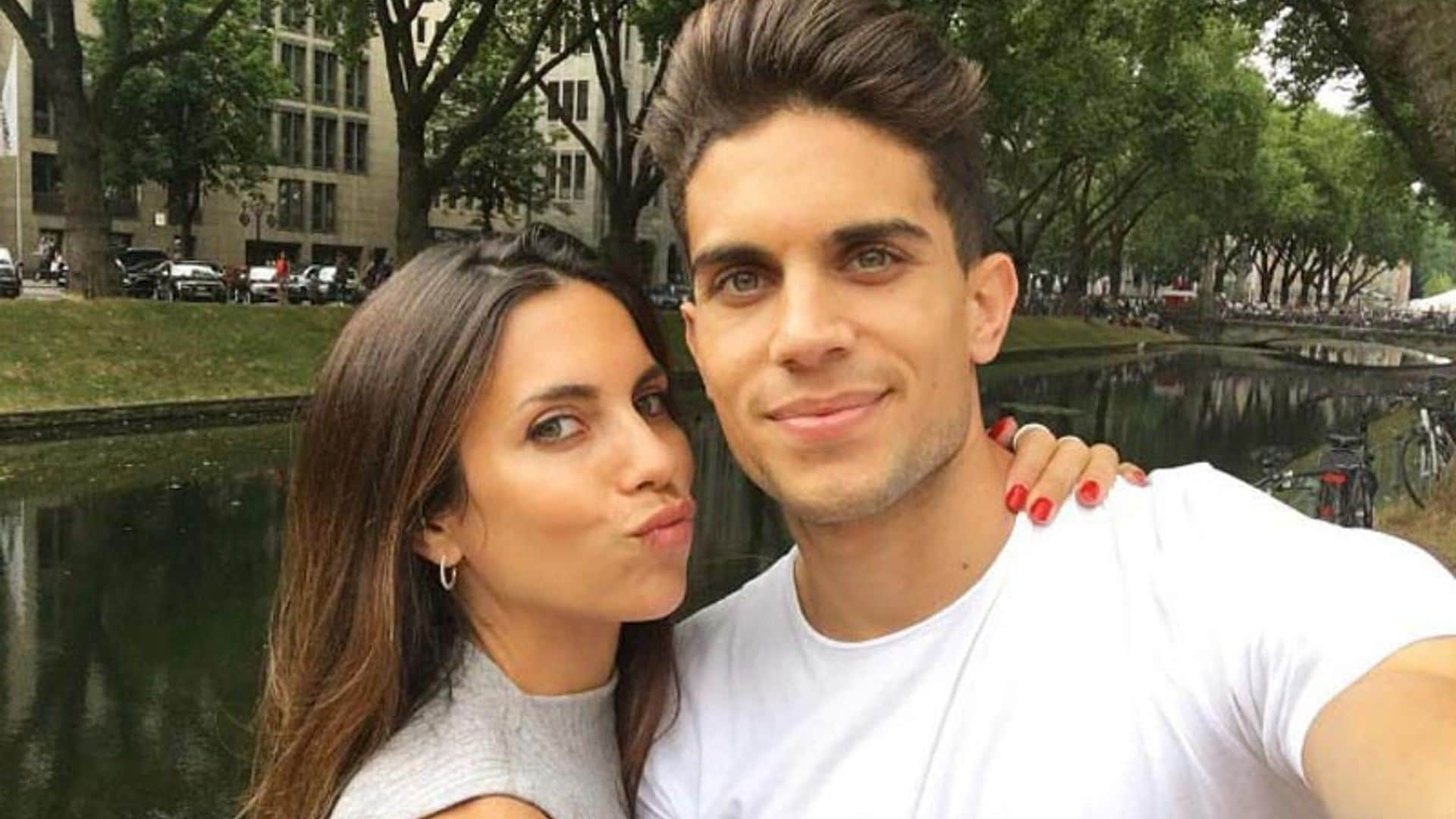 Inesperado golpe para Melissa Jiménez y Marc Bartra a dos meses de su boda