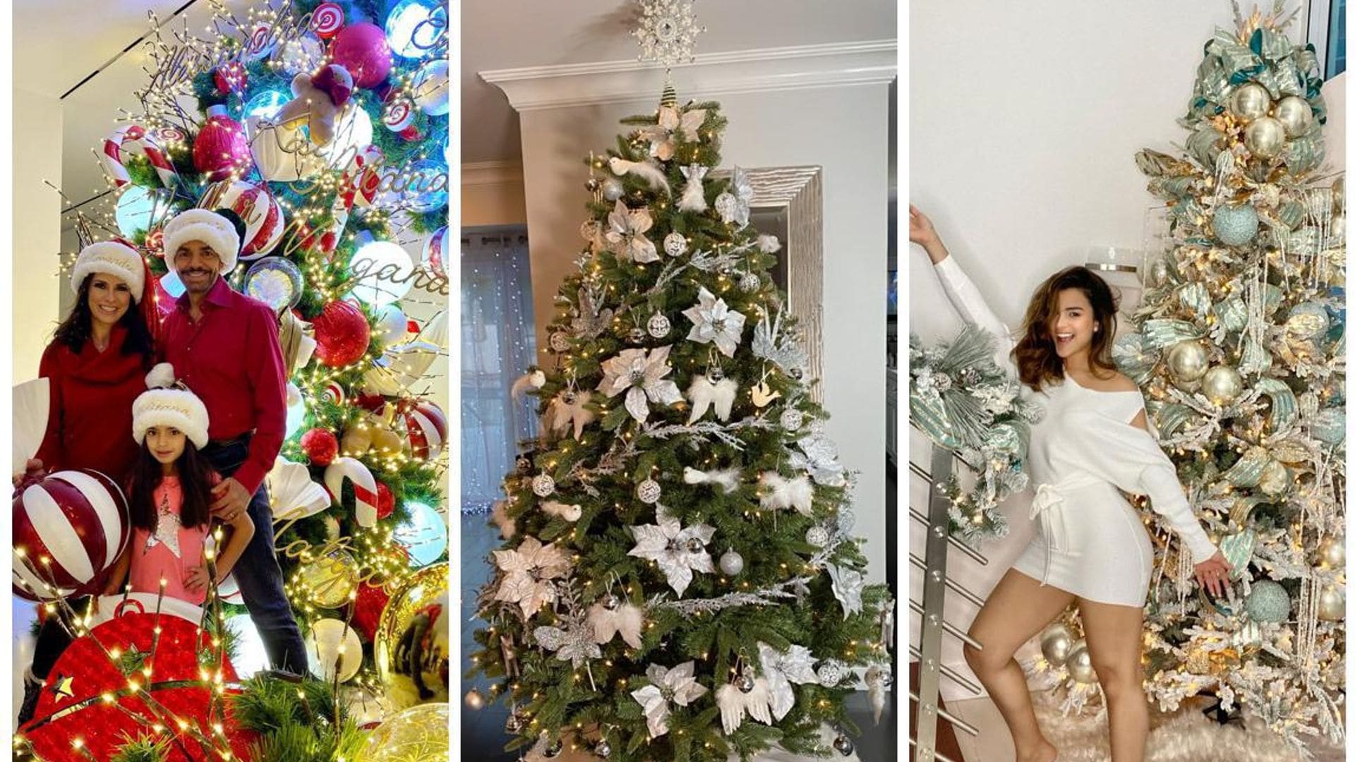 Thalía, Chyno, Clarissa Molina... Así son los árboles de Navidad de los famosos