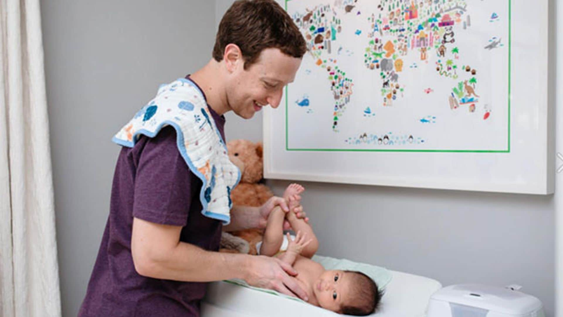 Así está viviendo Mark Zuckerberg sus primeros días como padre: entre pañales y libros