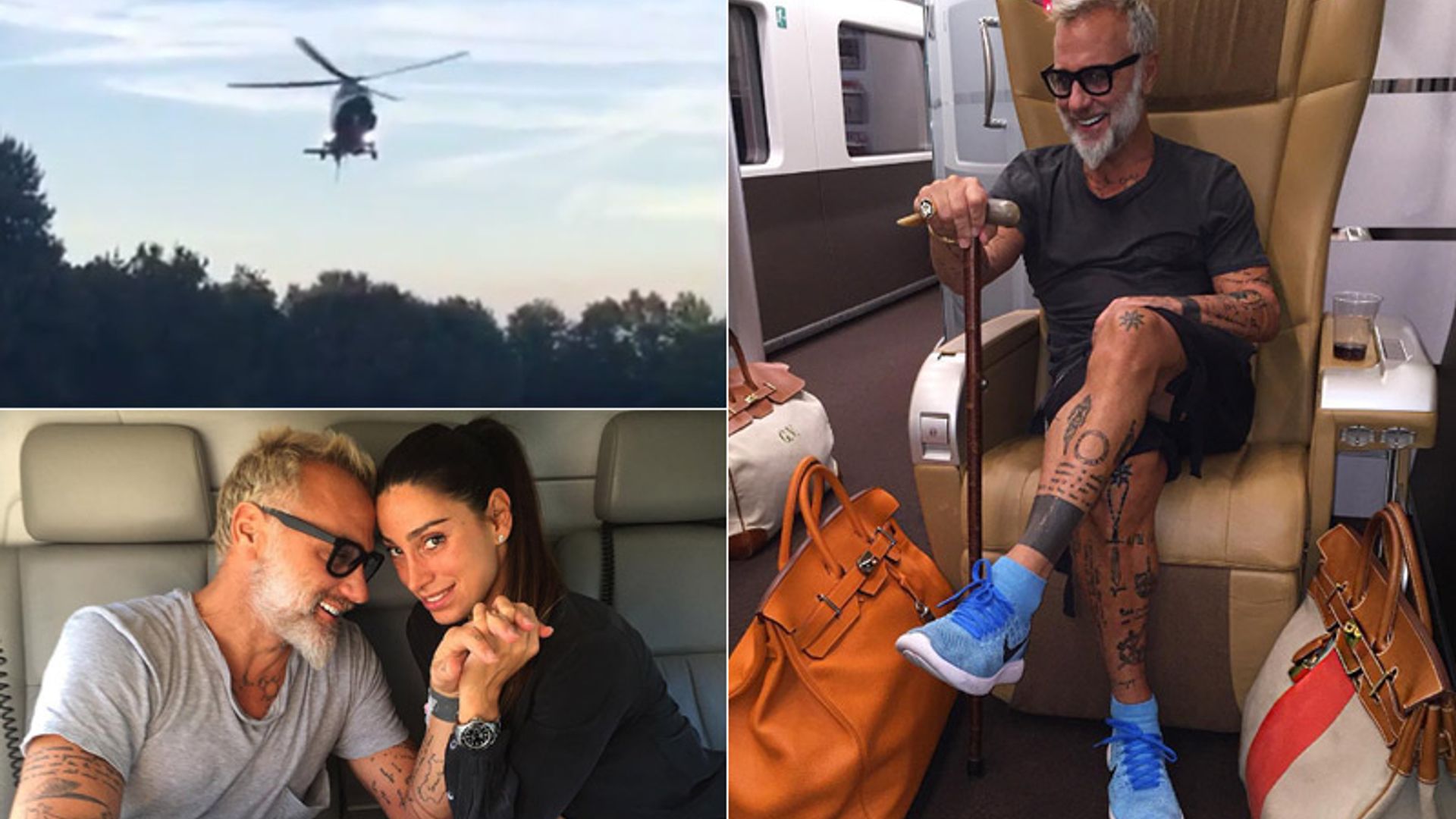 Tras una salida triunfal, con helicóptero, lágrimas y descanso en su mansión de lujo, Gianluca Vacchi regresa al hospital