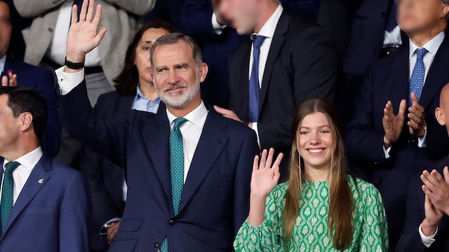 Infanta Sofía, rey Felipe VI