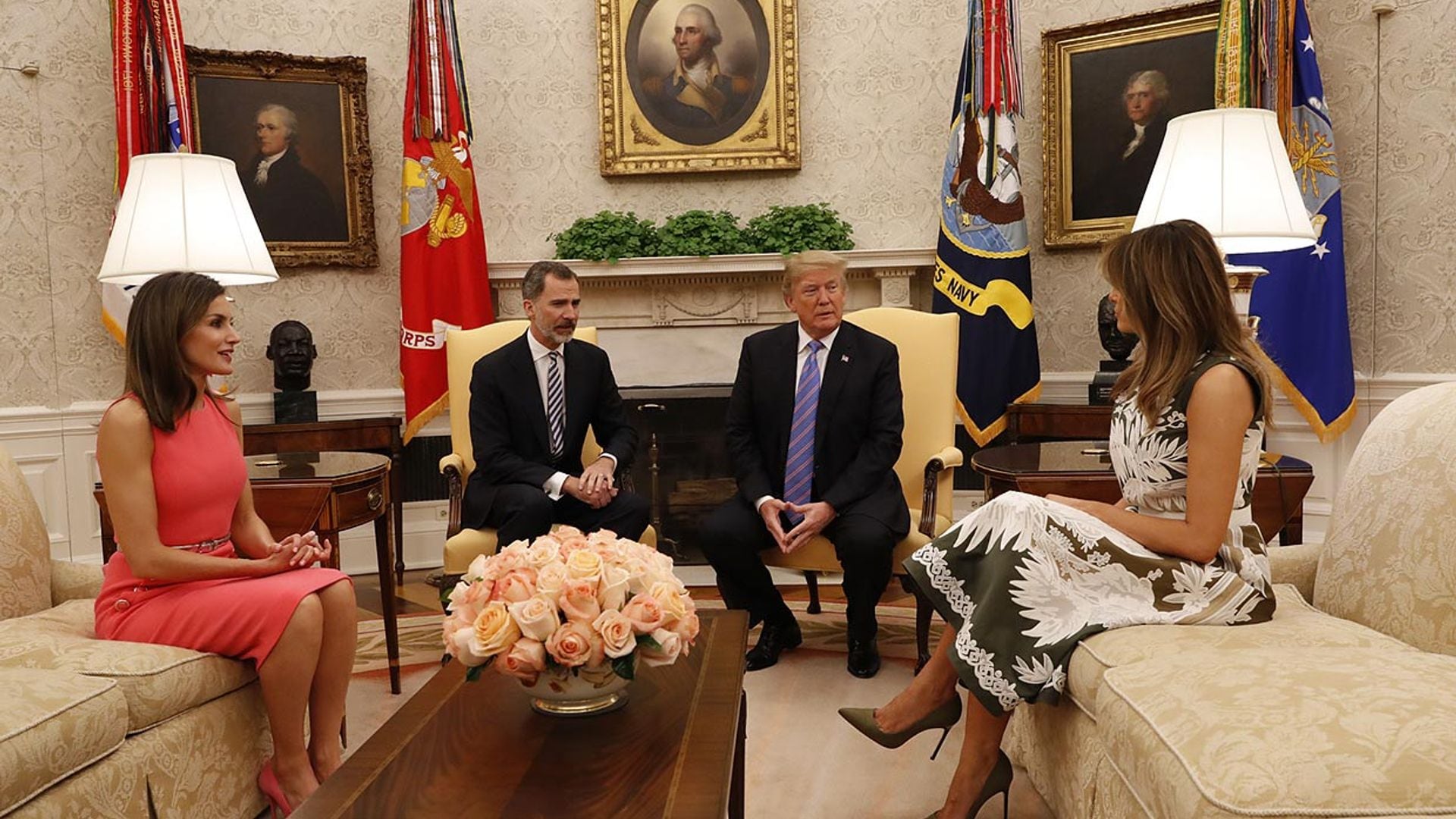 Tras cancelar su visita, los Reyes conversan con Donald y Melania Trump sobre la crisis sanitaria