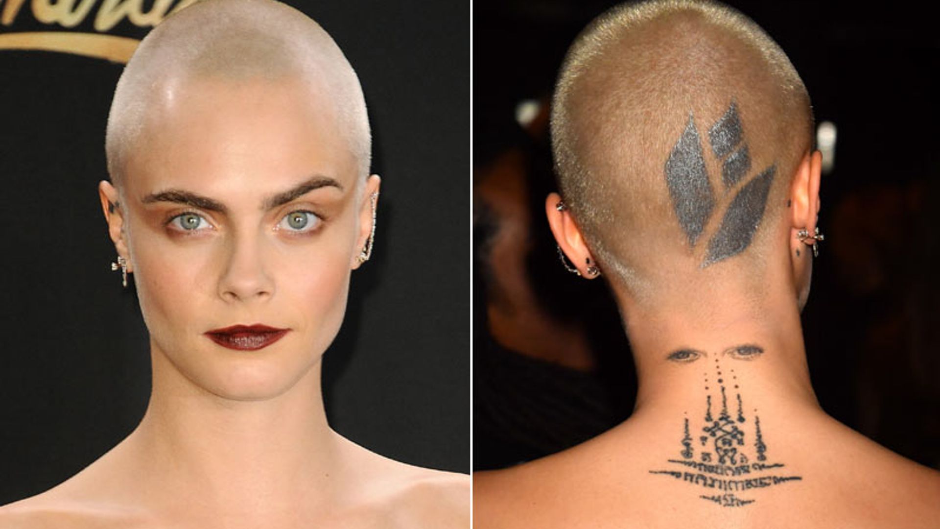 Cara Delevingne o cómo ser la más transgresora con un 'hair tattoo' y el pelo rapado