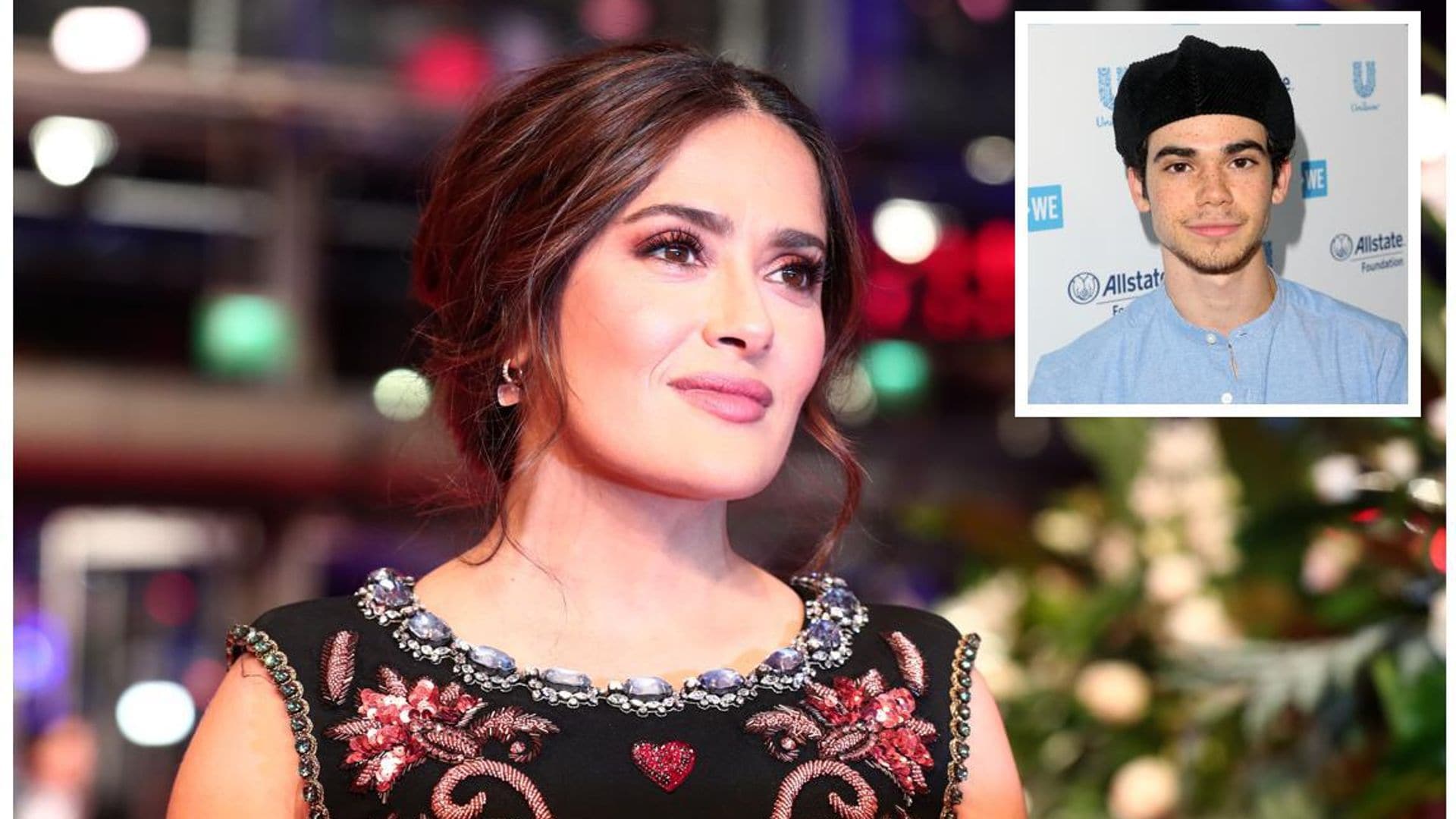 Salma Hayek envía un conmovedor mensaje a Cameron Boyce en el que sería su cumpleaños